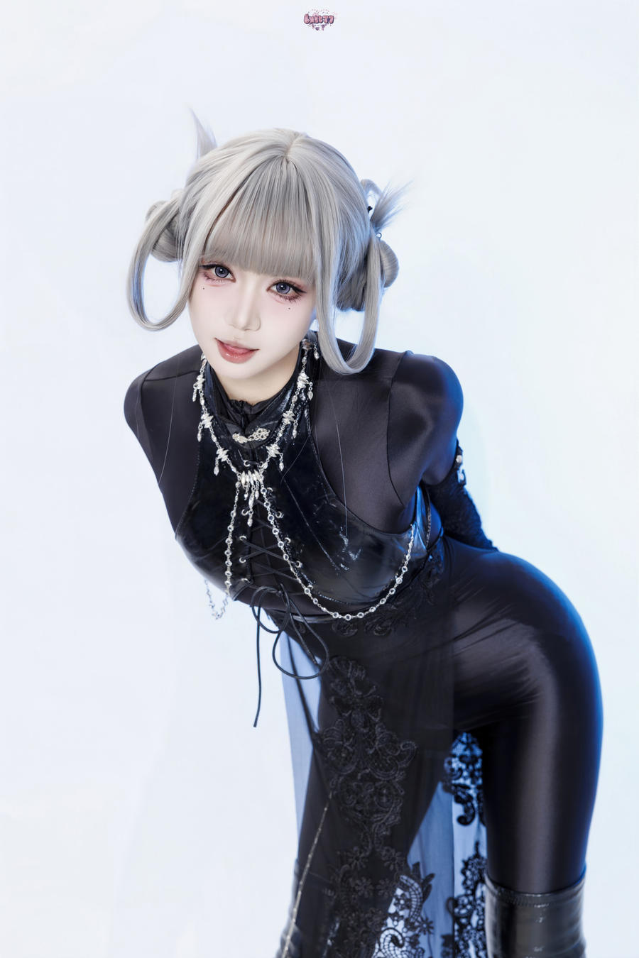 117-柒柒要乖哦-No.081 – 黑靡烟旗袍 [98P 2V] 第4张