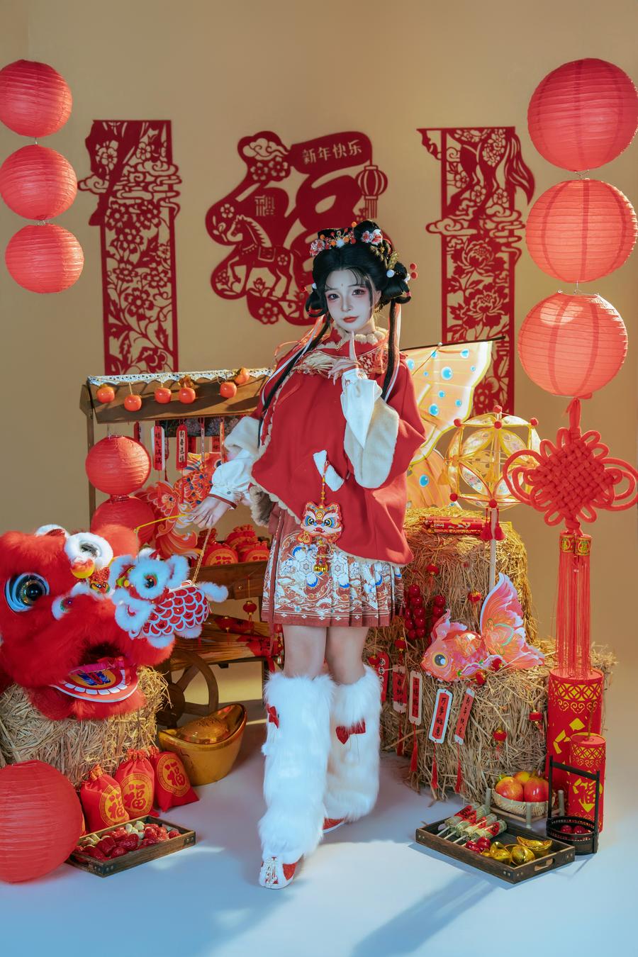 145-yuuhui玉汇(Kokuhui)-No.146 – 2026新春特辑 醒狮少女 [42P] 第3张