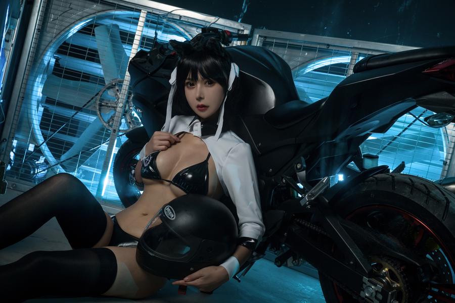 111-亚马逊鲶鱼-No.046 – 碧蓝航线 爱宕机车 [10P] 第1张