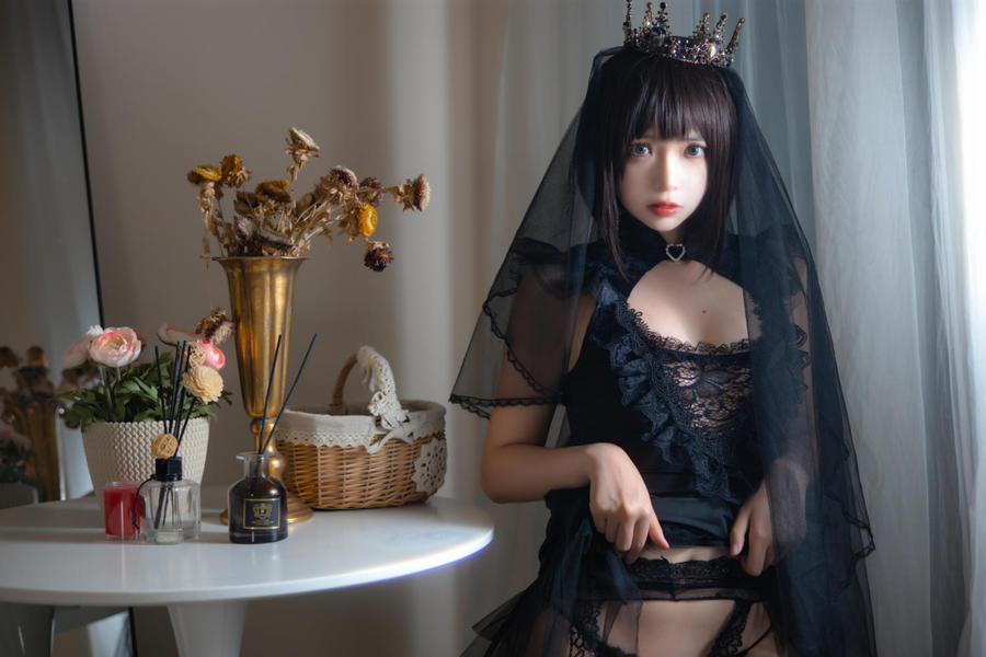 004-疯猫ss-No.160 – 黑色婚纱 [40P] 第3张