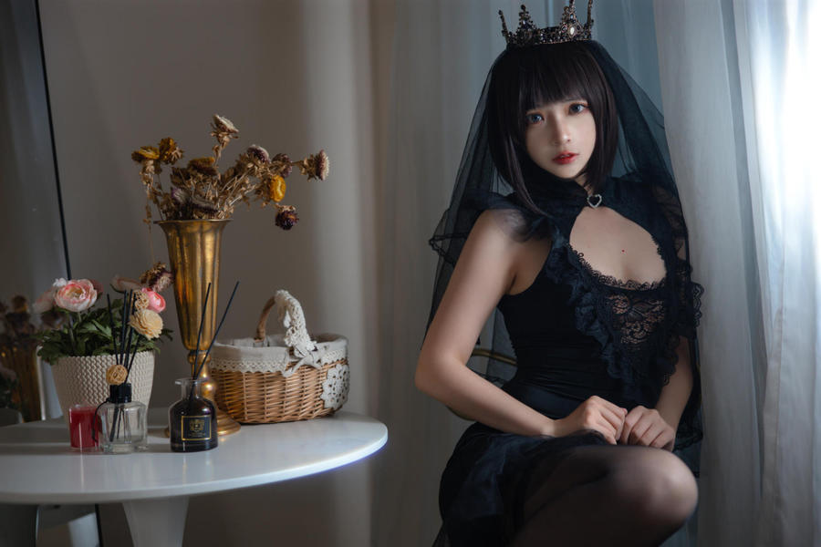 004-疯猫ss-No.160 – 黑色婚纱 [40P] 第2张