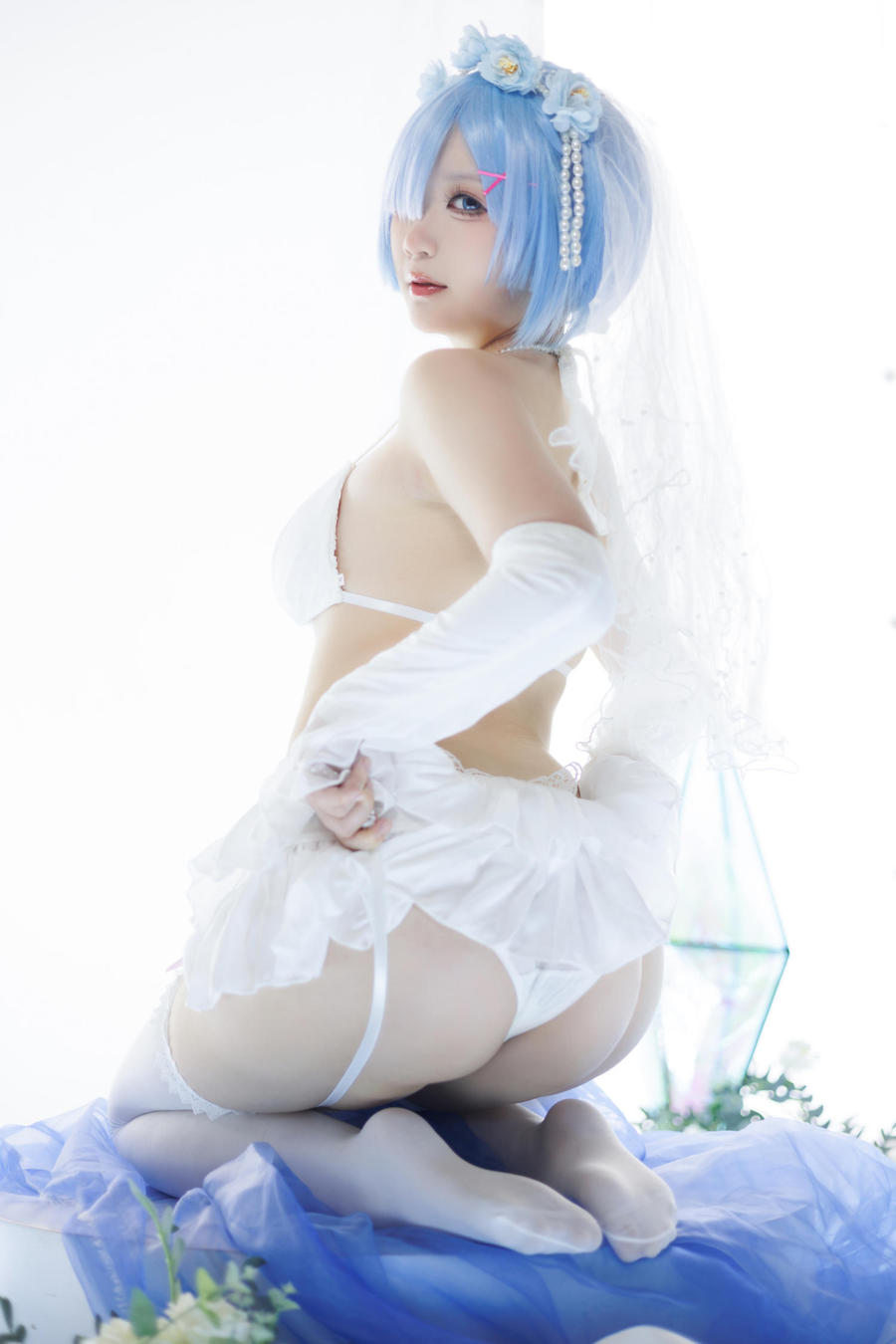063-樱落酱w-No.034 – 蕾姆花嫁 [25P] 第1张
