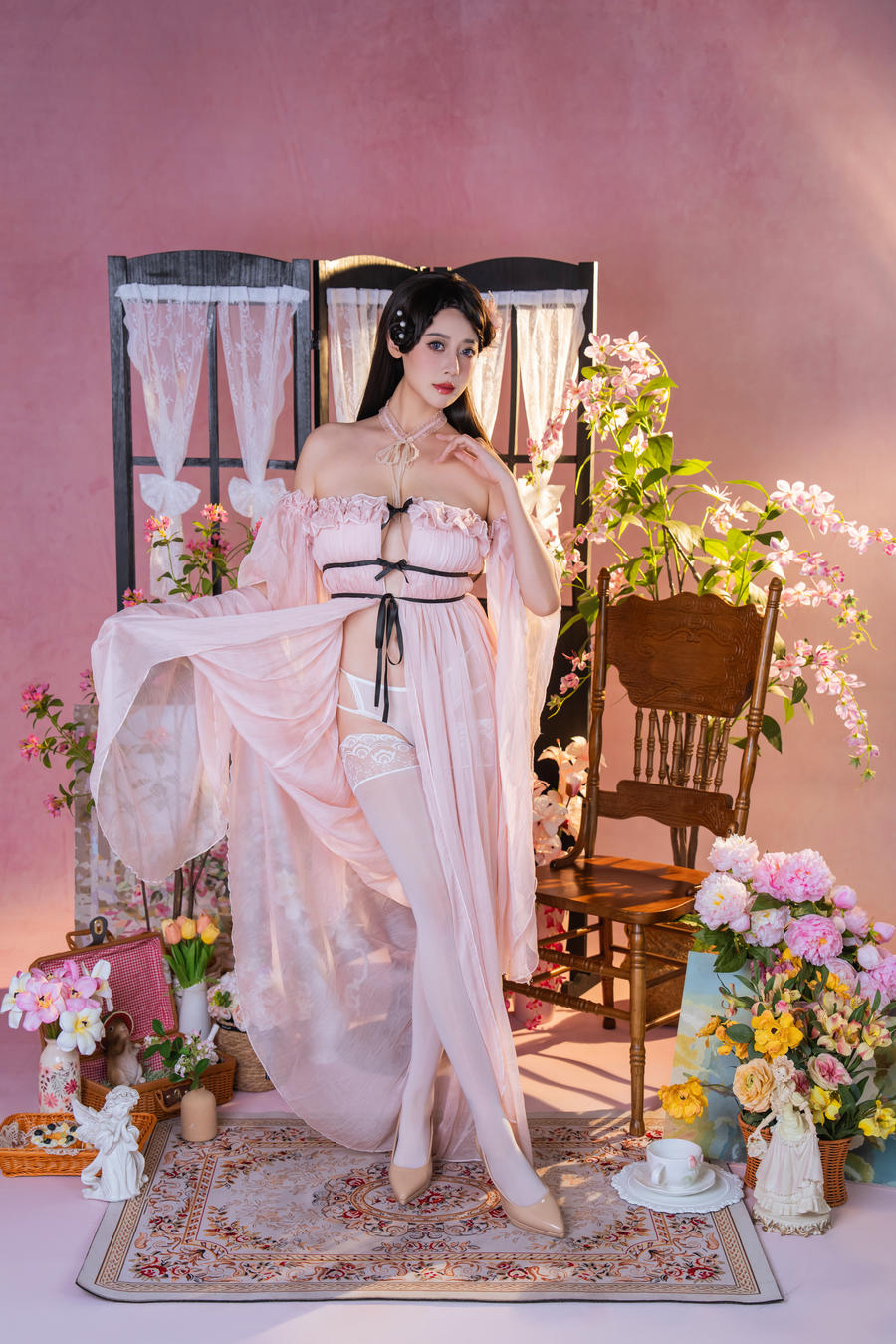 103-奈汐酱nice-No.142 – 粉红茶事 [32P] 第1张