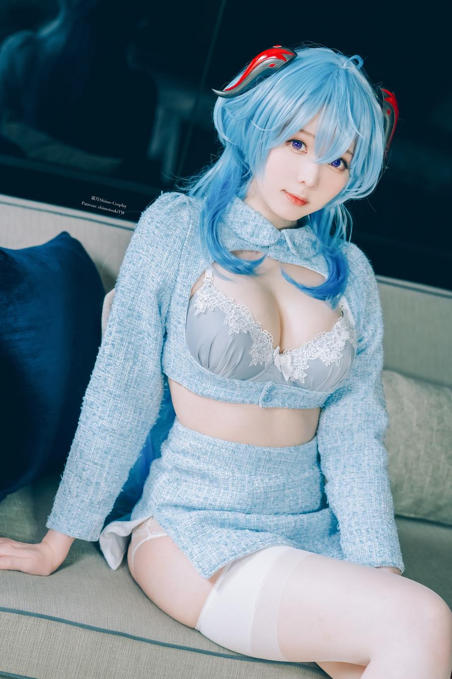 151-霜月shimo-No.130 – Ganyu lingerie [15P] 第2张