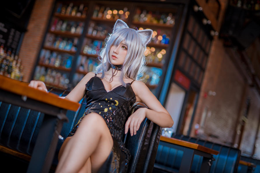 193-九曲Jean-No.097 – 明日方舟 黑 周年礼服 [9P] 第3张