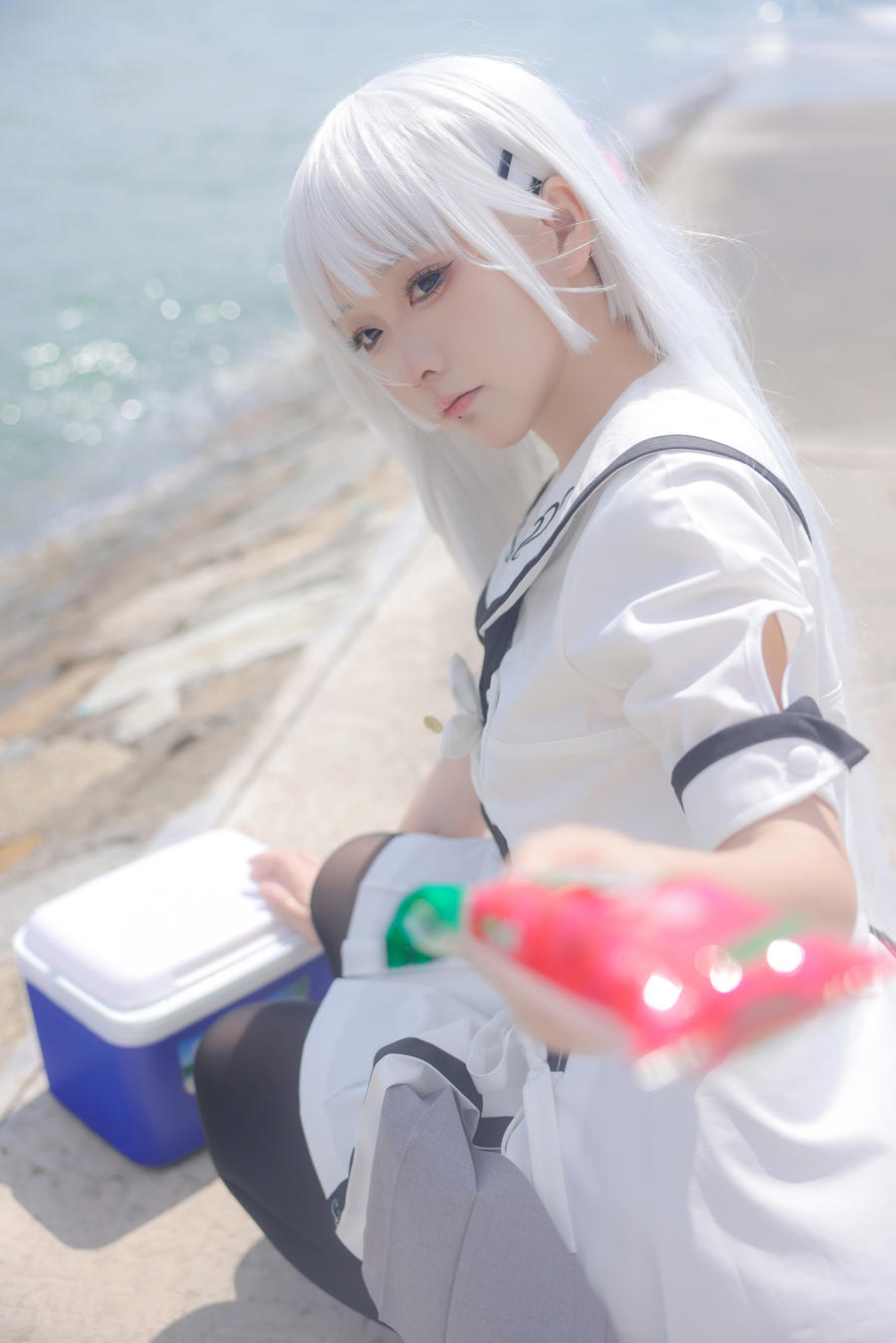 107-G44不会受伤-No.165 – Summer Pockets 鸣濑白羽 [15P] 第1张