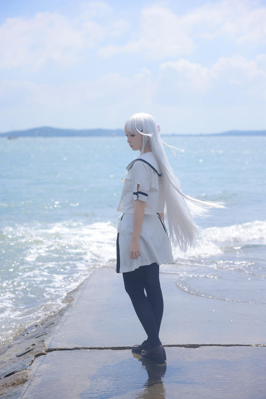 107-G44不会受伤-No.165 – Summer Pockets 鸣濑白羽 [15P] 第3张