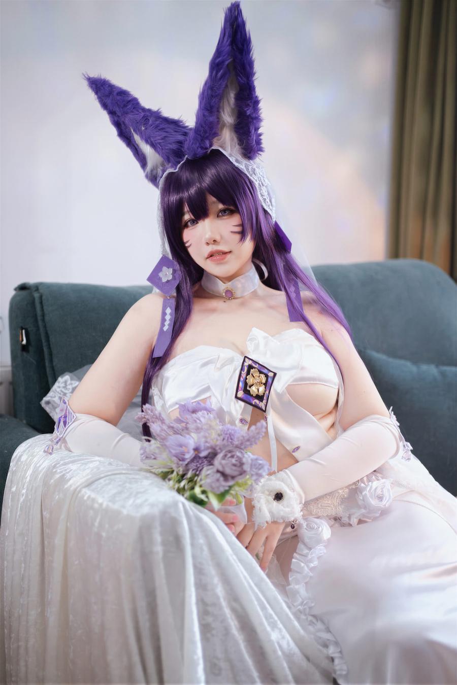 097-阿半今天很开心-No.076 – 碧蓝航线 武藏 婚纱 [75P] 第1张