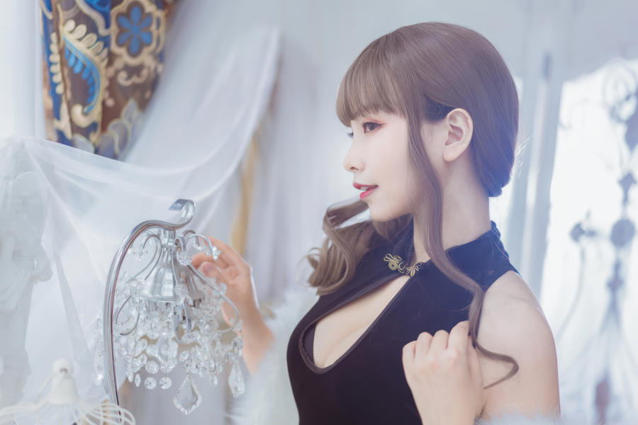 279-Neko-薇薇-No.017 – 改良黑旗袍 [35P] 第1张