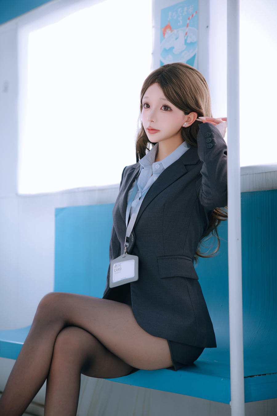 048-椎名莜(日奈娇)-No.244 – 电车上班族 [100P 3V] 第4张