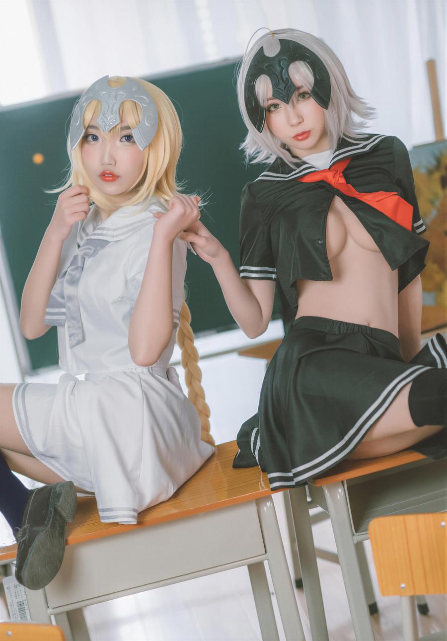 104-西园寺南歌-No.044 – 黑白贞德 JK制服 [24P] 第3张