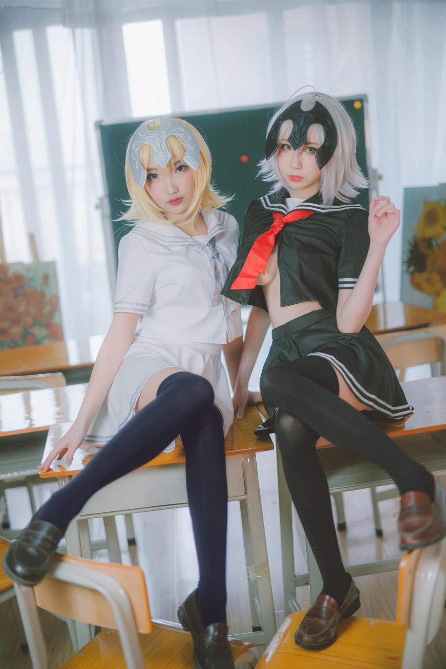 104-西园寺南歌-No.044 – 黑白贞德 JK制服 [24P] 第1张