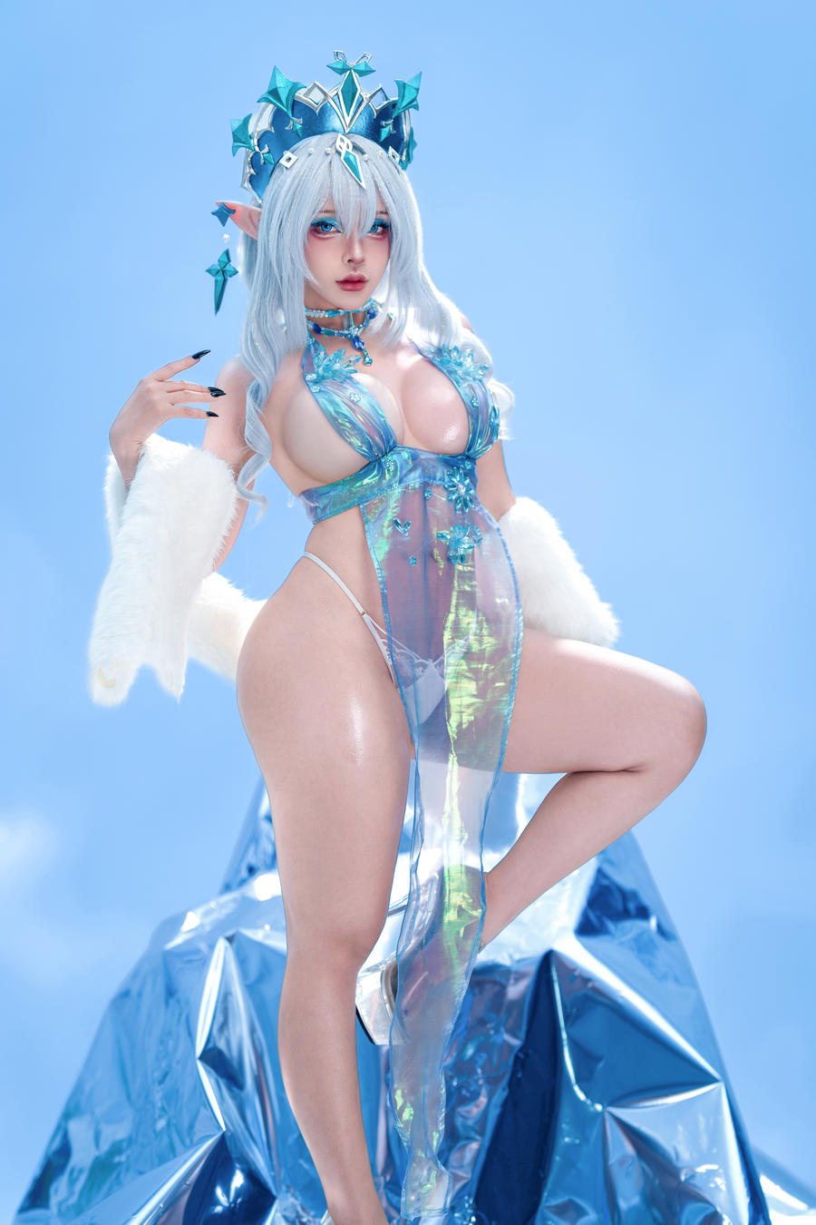 300-Sayo Momo-No.110 – Genshin Impact Tsaritsa Empress of Ice [53P] 第3张