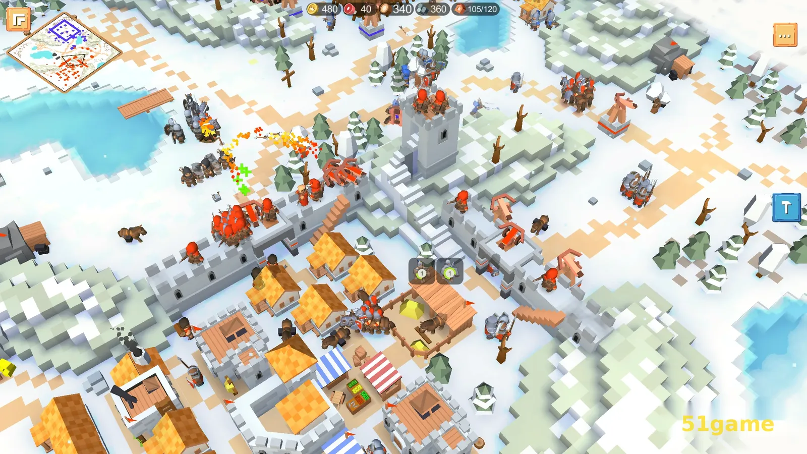 围攻中世纪战略RTS 游戏截图 2