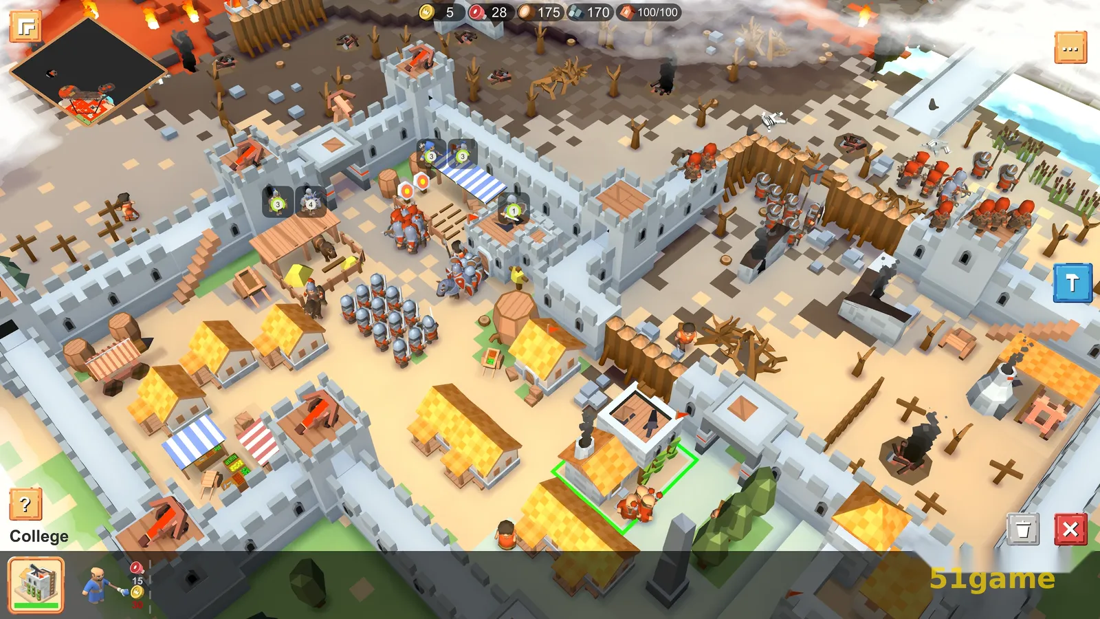 围攻中世纪战略RTS 游戏截图 3