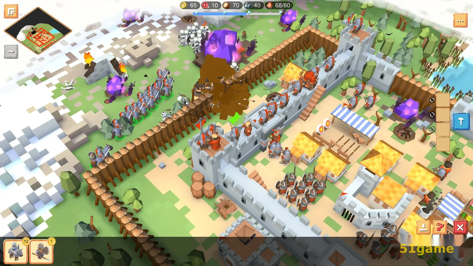 围攻中世纪战略RTS 游戏截图 4