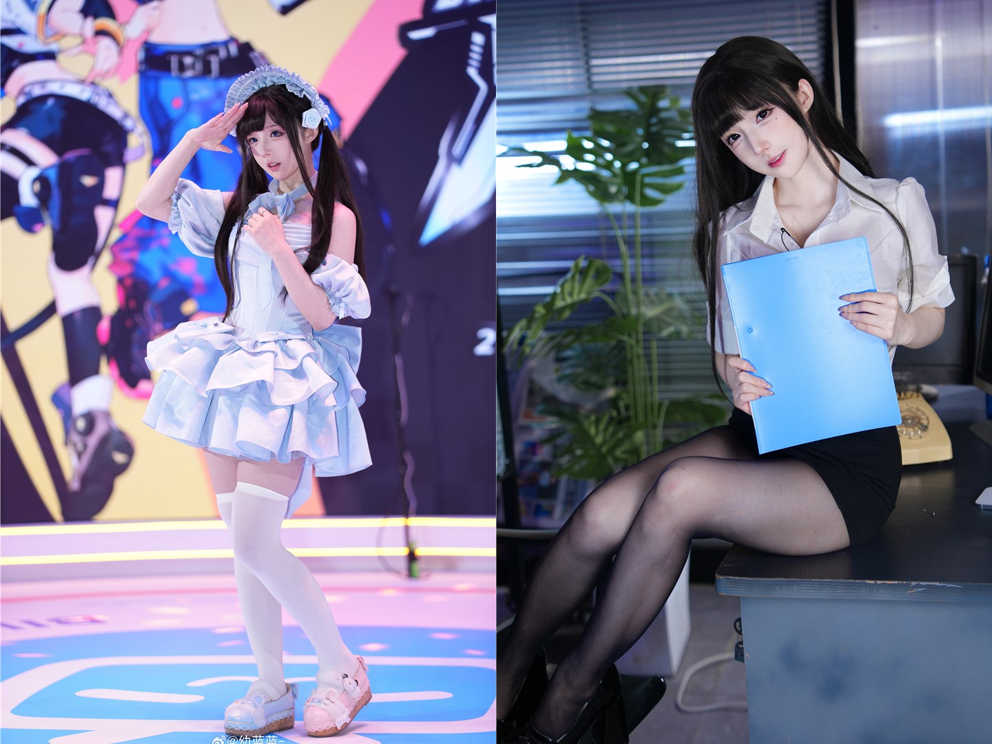 B站 幼蓝蓝<span>付费充电图片视频</span>-COSER联盟-Cos次元社，发现国内外顶尖COSPLAY玩家，精选全球优质COSER与角色演绎