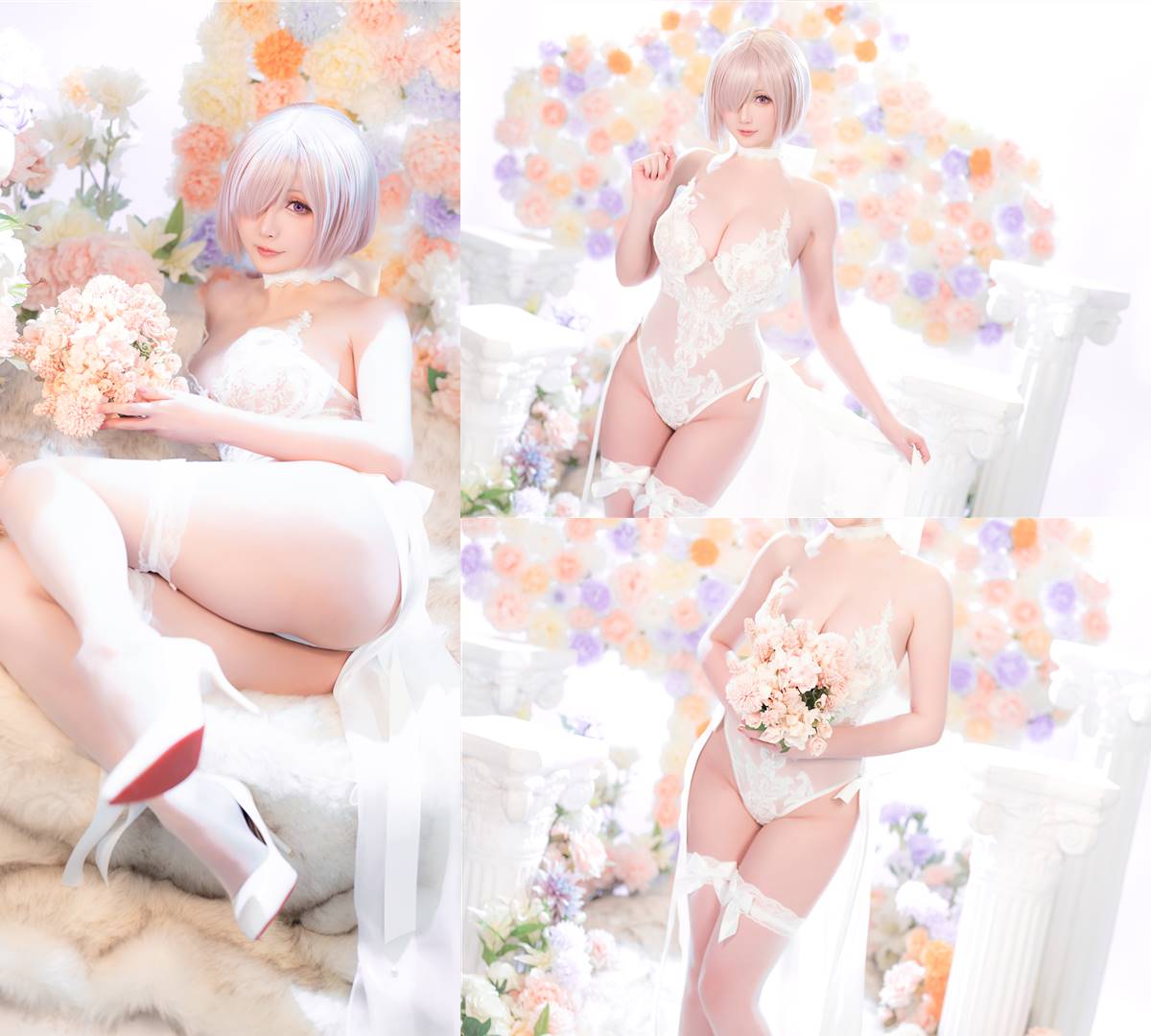 星之迟迟(Hoshilily)-玛修同人婚纱 cosplay视频-1V-cos喵-cos美图-coser聚集地-cosplay作品库