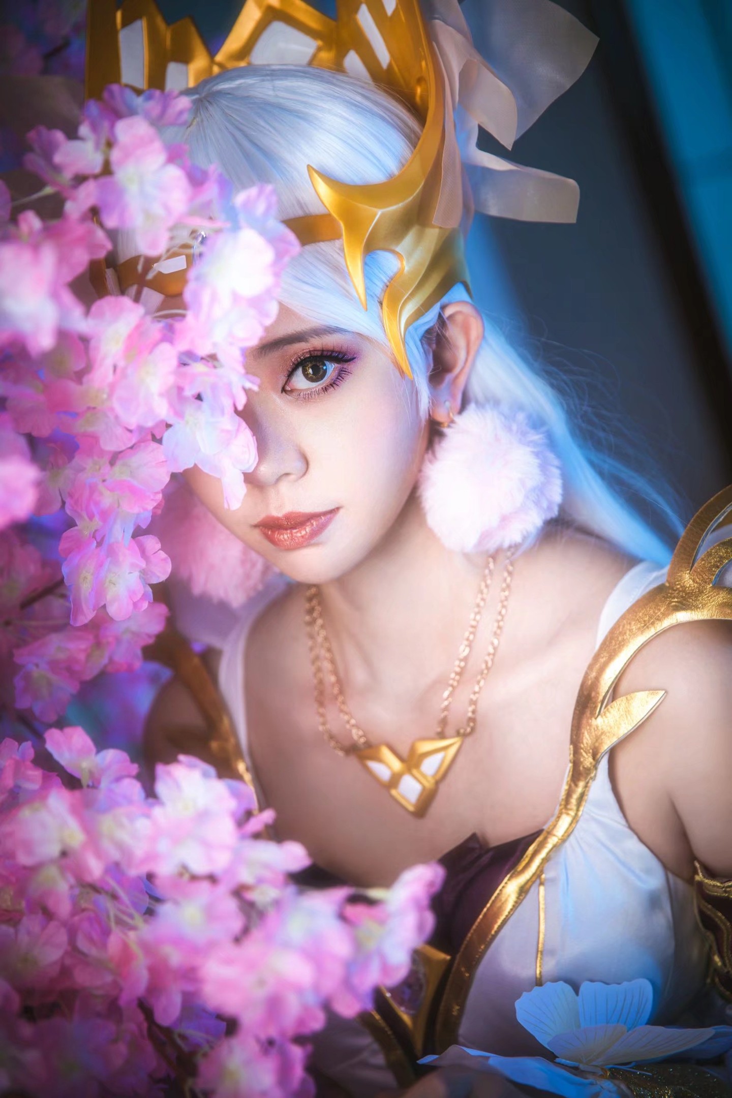 【cos正片】王者荣耀·貂蝉·金色仲夏夜之梦 | 华汐cos貂蝉-coser喵-coser美图-coser聚集地