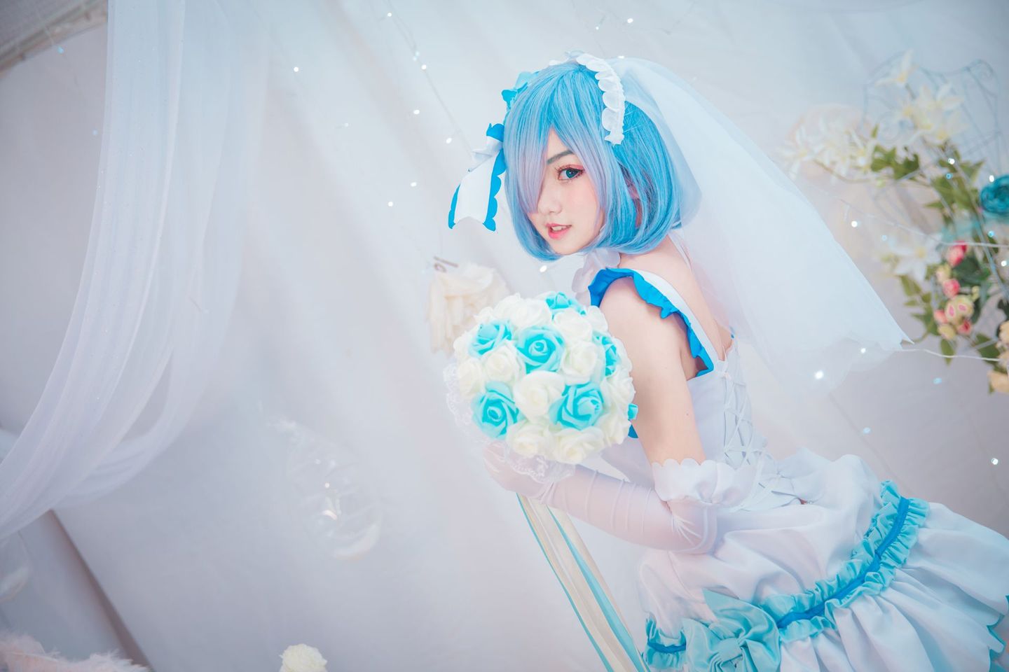 蕾姆花嫁cosplay (14/19) 蕾姆花嫁cosplay 第14张 - 蕾姆图集
