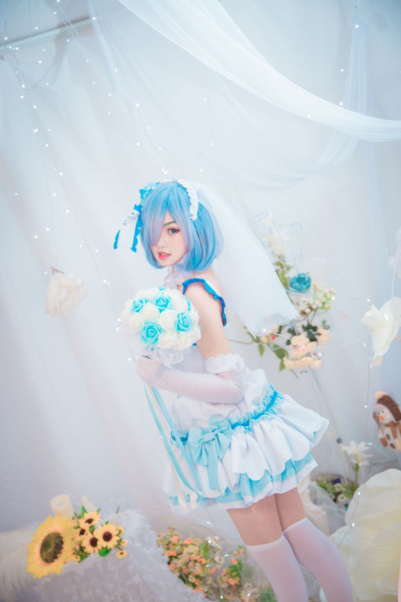 蕾姆花嫁cosplay (16/19) 蕾姆花嫁cosplay 第16张 - 蕾姆图集