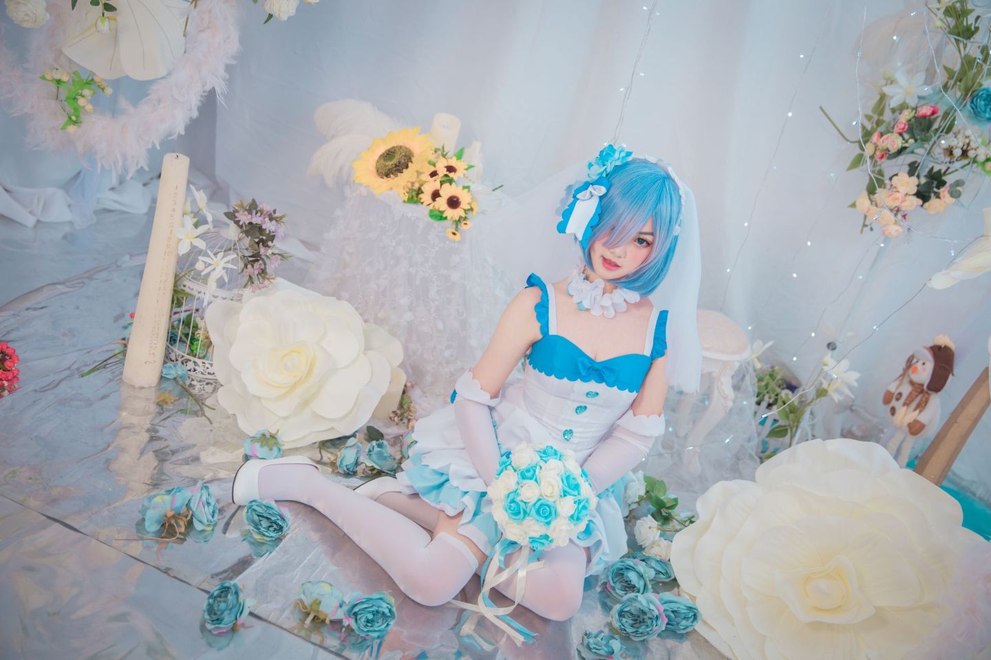 蕾姆花嫁cosplay (17/19) 蕾姆花嫁cosplay 第17张 - 蕾姆图集
