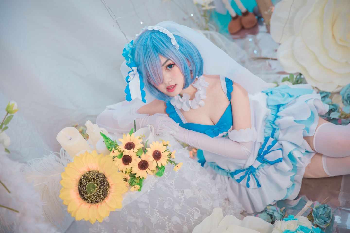 蕾姆花嫁cosplay (18/19) 蕾姆花嫁cosplay 第18张 - 蕾姆图集