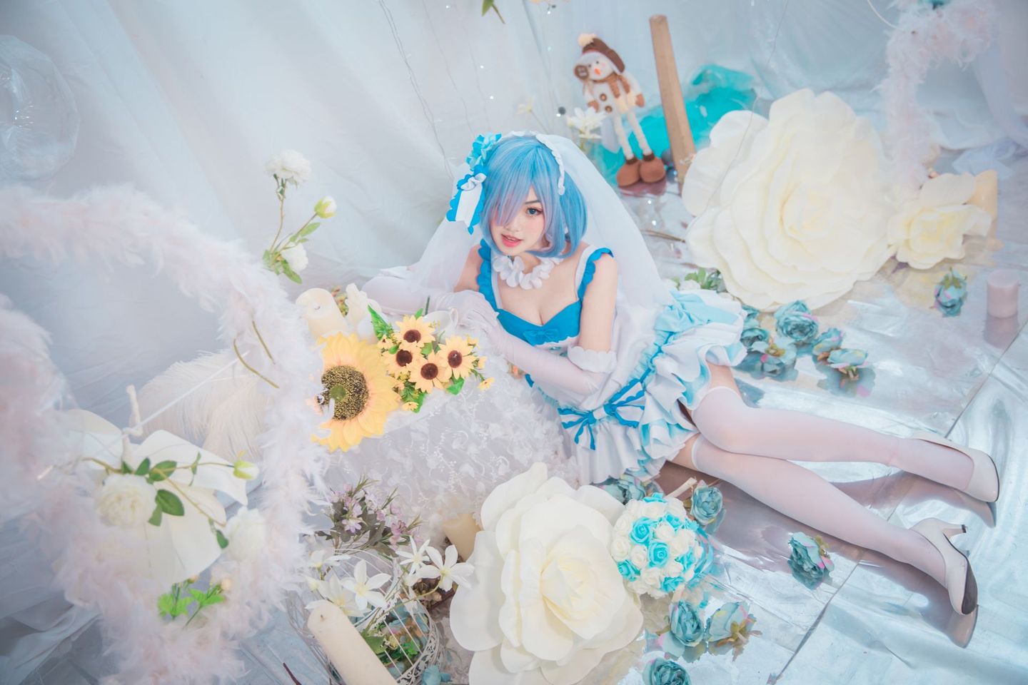 蕾姆花嫁cosplay (19/19) 蕾姆花嫁cosplay 第19张 - 蕾姆图集