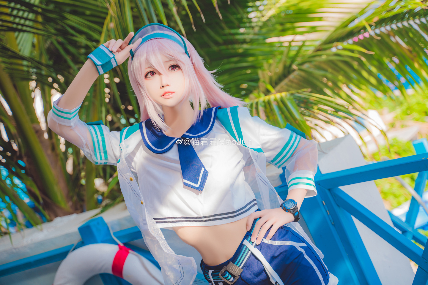 明日方舟·安赛尔·悠然假日·泳装·cosplay | 猫君君cos安赛尔-coser家,cosplay爱好者,二次元聚集地,动漫文化,新番资讯,ACG,Coser展示