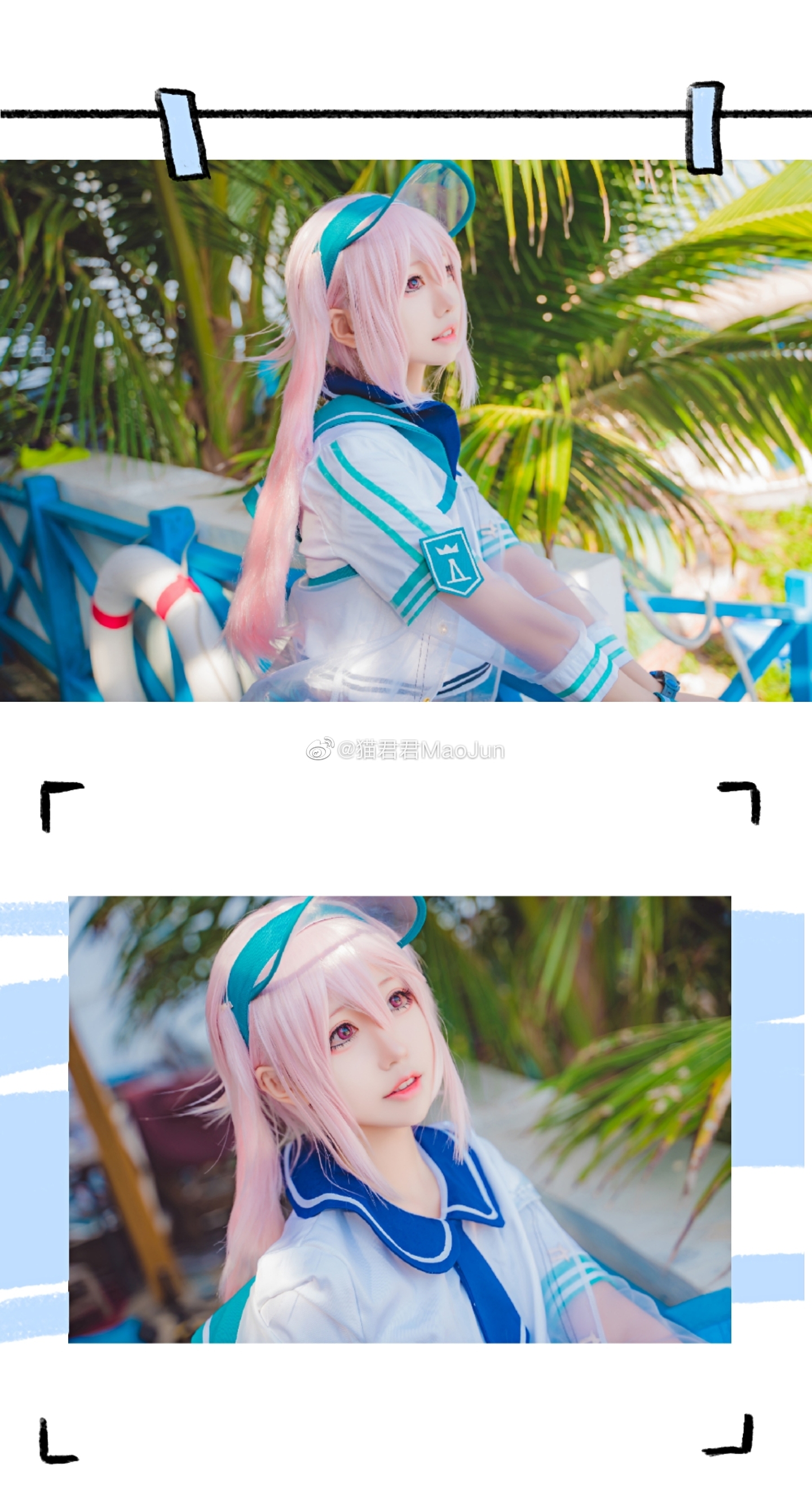 明日方舟·安赛尔·悠然假日·泳装·cosplay 第5张 - 安赛尔图集