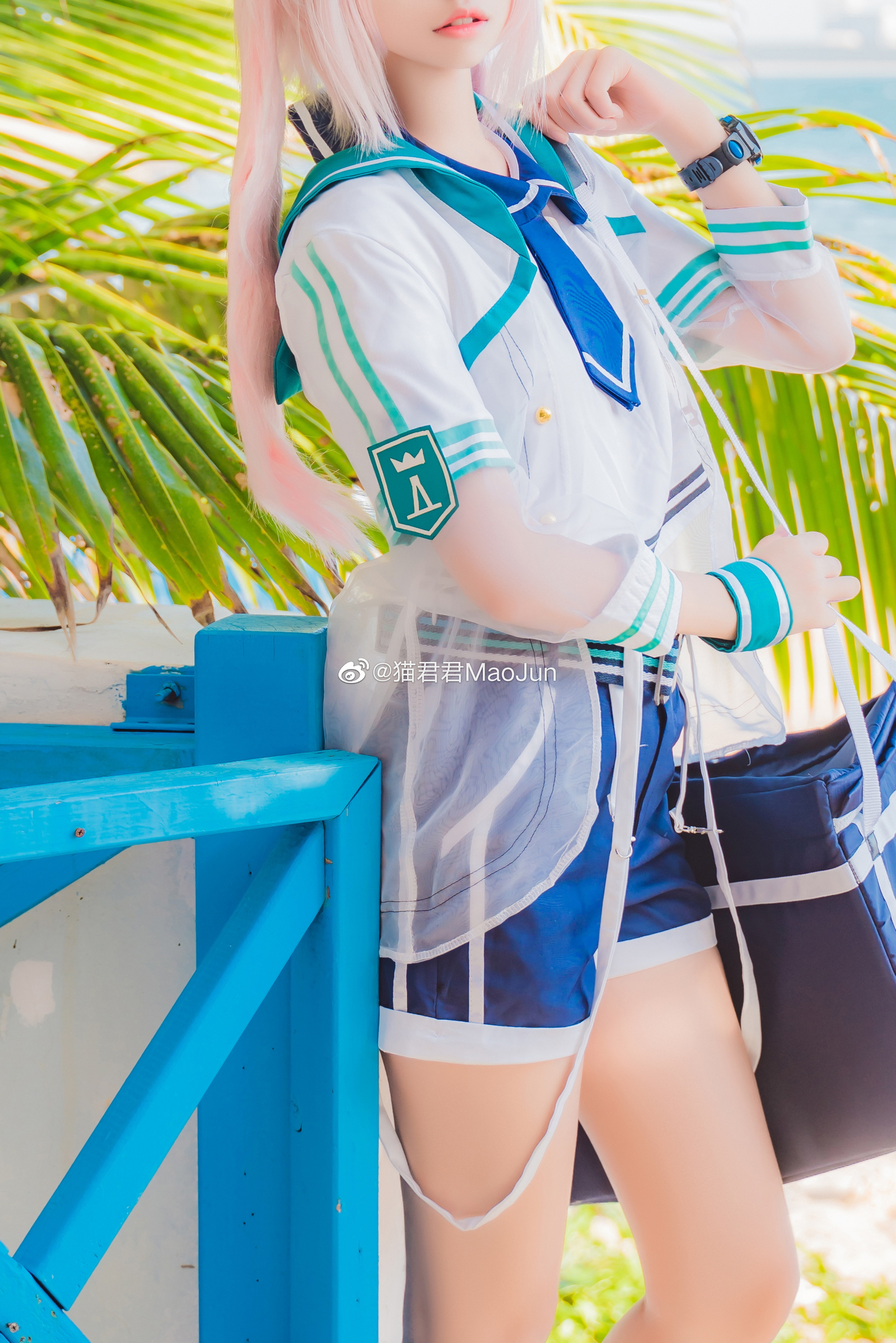 明日方舟·安赛尔·悠然假日·泳装·cosplay 第6张 - 安赛尔图集