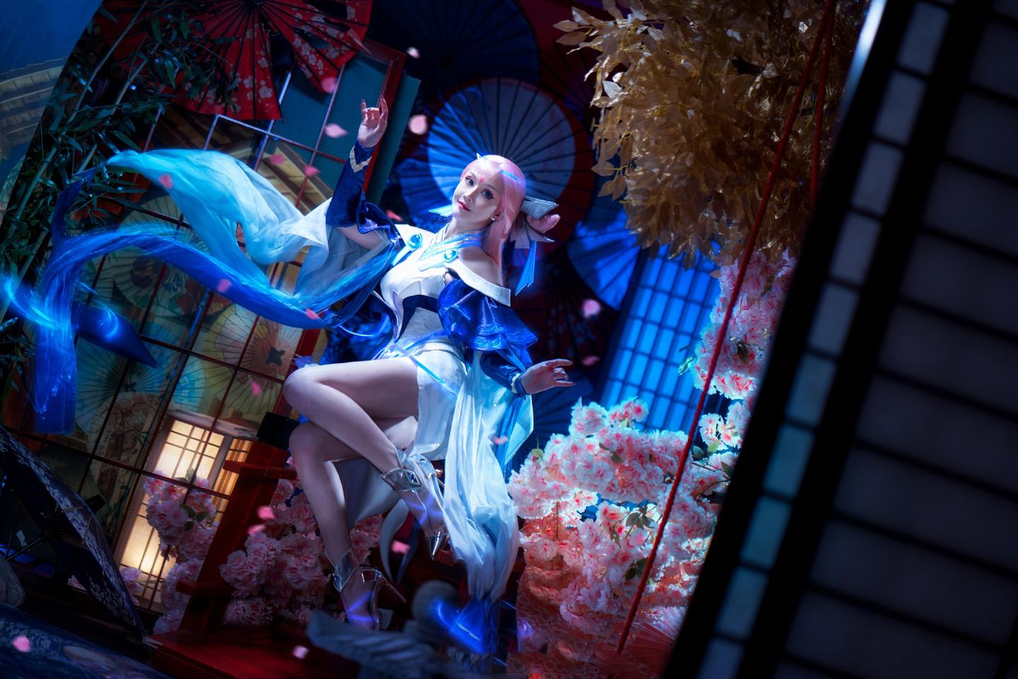 王者荣耀貂蝉cosplay (6/8) 王者荣耀貂蝉cosplay 第6张 - 貂蝉猫影幻舞图集
