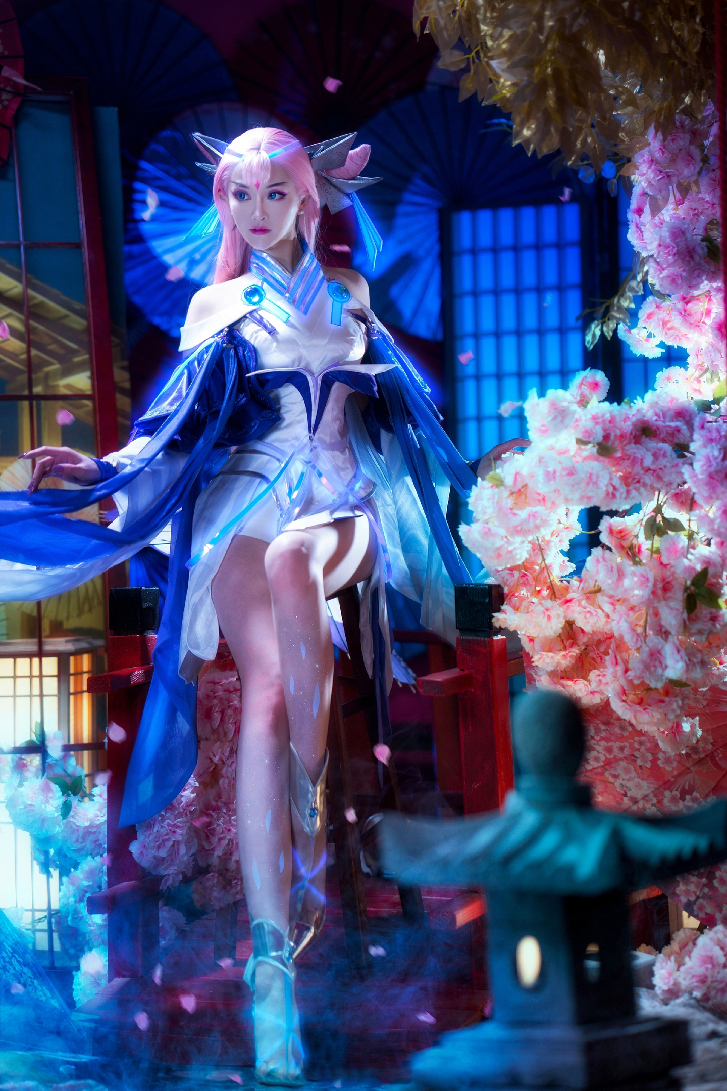 王者荣耀貂蝉cosplay (7/8) 王者荣耀貂蝉cosplay 第7张 - 貂蝉猫影幻舞图集