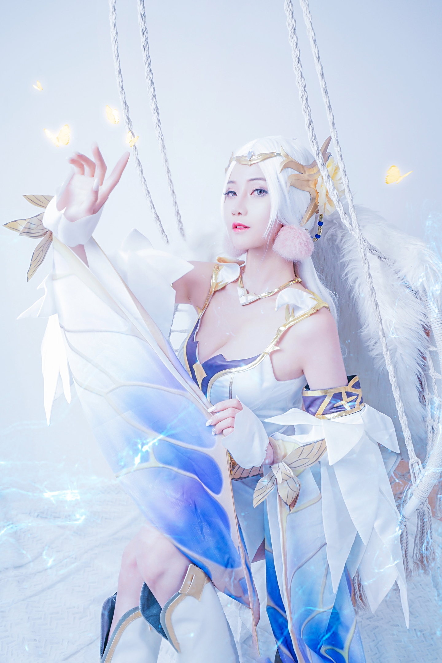 王者荣耀 貂蝉金色仲夏夜cosplay (2/9) 王者荣耀 貂蝉金色仲夏夜cosplay 第2张 - 貂蝉金色仲夏夜图集