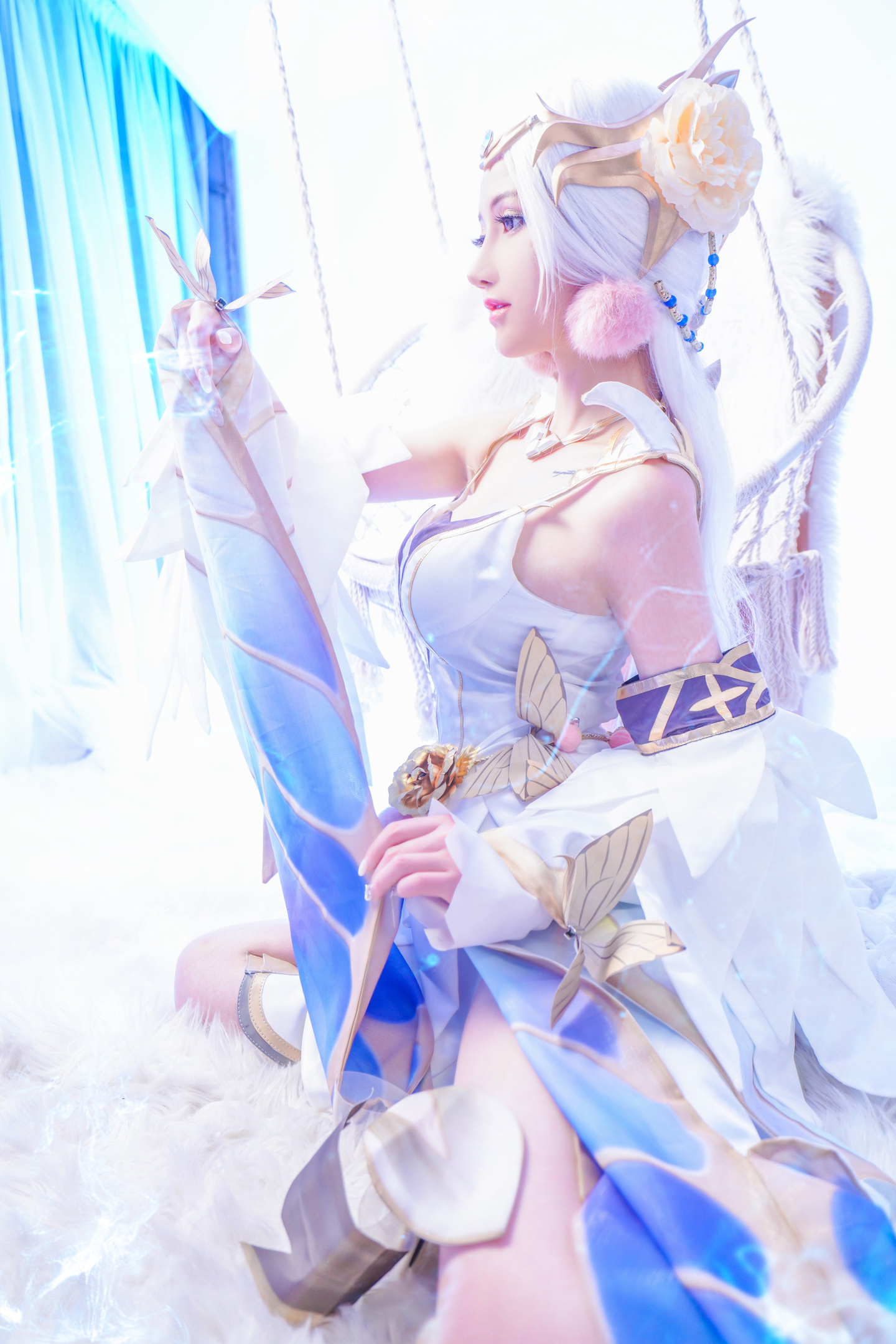 王者荣耀 貂蝉金色仲夏夜cosplay (4/9) 王者荣耀 貂蝉金色仲夏夜cosplay 第4张 - 貂蝉金色仲夏夜图集