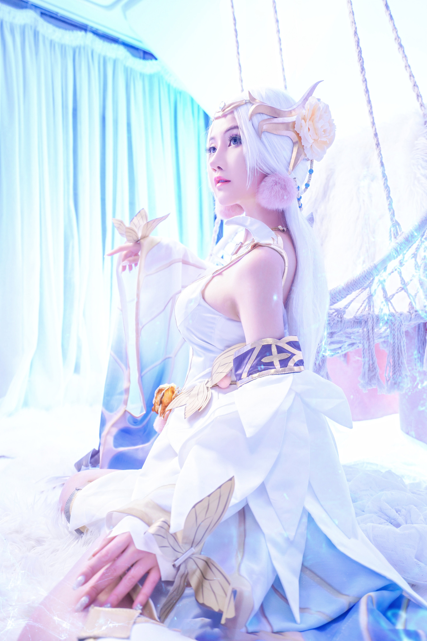 王者荣耀 貂蝉金色仲夏夜cosplay (6/9) 王者荣耀 貂蝉金色仲夏夜cosplay 第6张 - 貂蝉金色仲夏夜图集