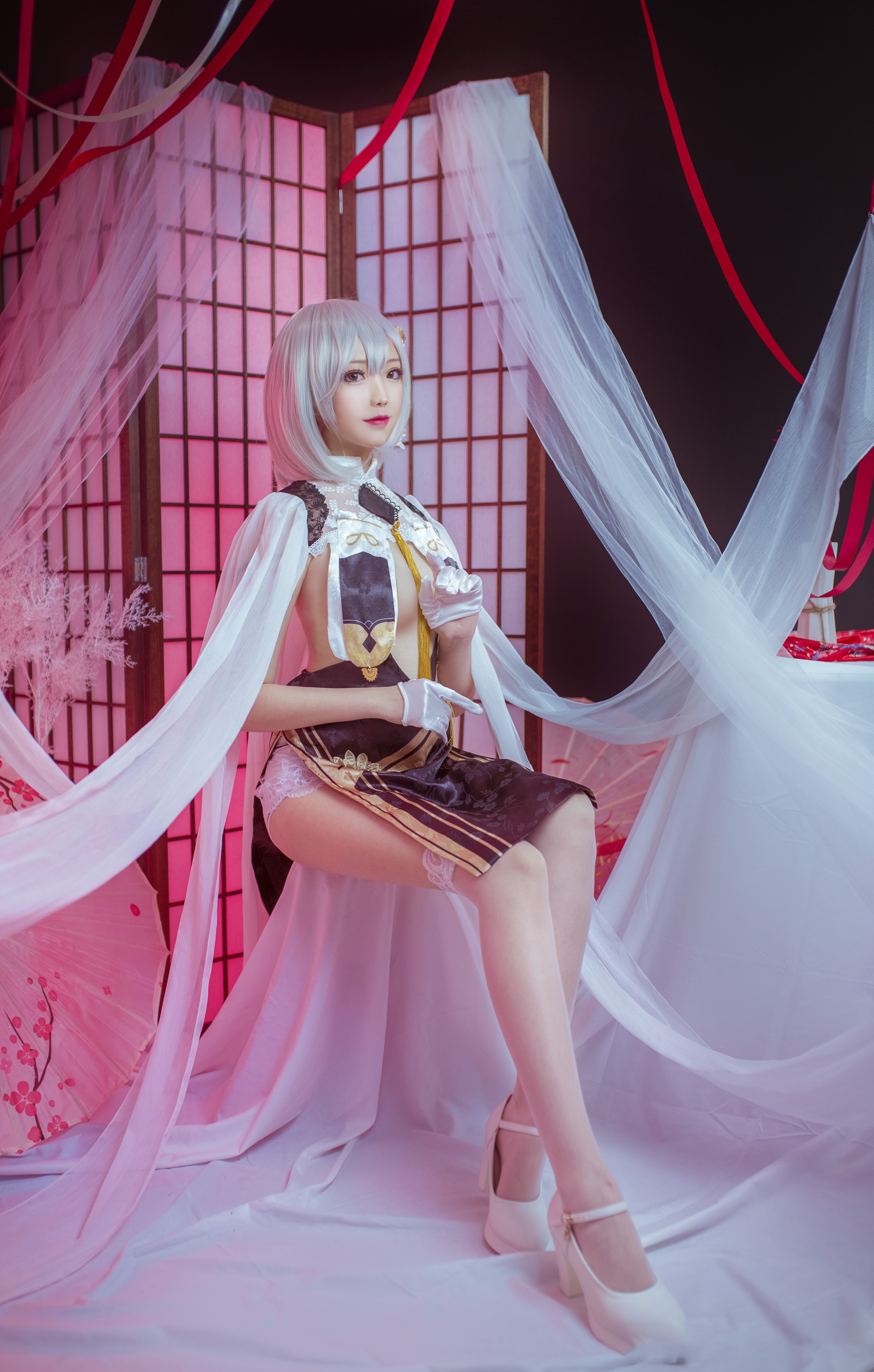 碧蓝航线 天狼星旗袍cosplay (8/9) 碧蓝航线 天狼星旗袍cosplay 第8张 - 天狼星旗袍图集