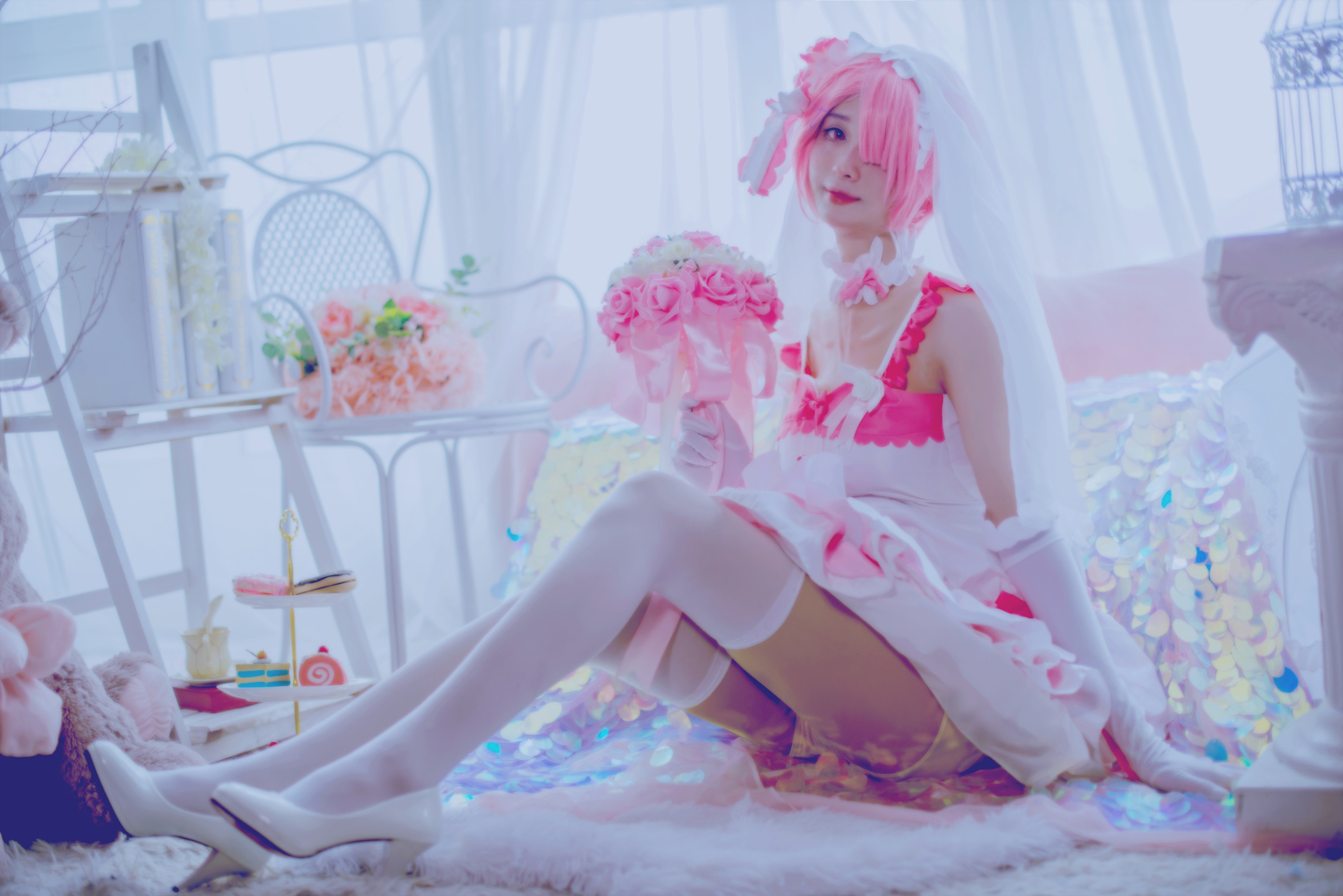 从零开始的异世界生活 拉姆花嫁cosplay (2/11) 从零开始的异世界生活 拉姆花嫁cosplay 第2张 - 拉姆图集