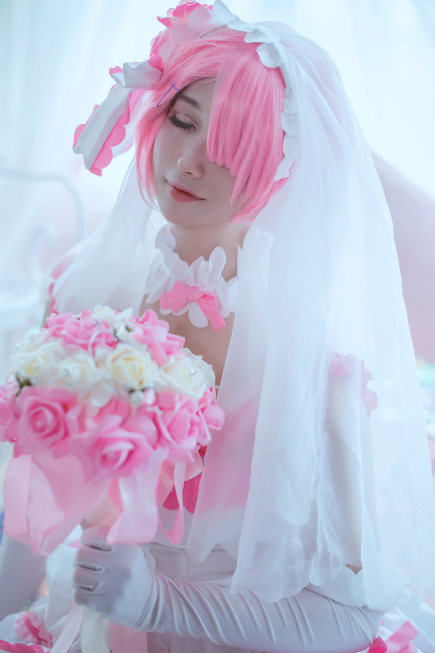 从零开始的异世界生活 拉姆花嫁cosplay (4/11) 从零开始的异世界生活 拉姆花嫁cosplay 第4张 - 拉姆图集