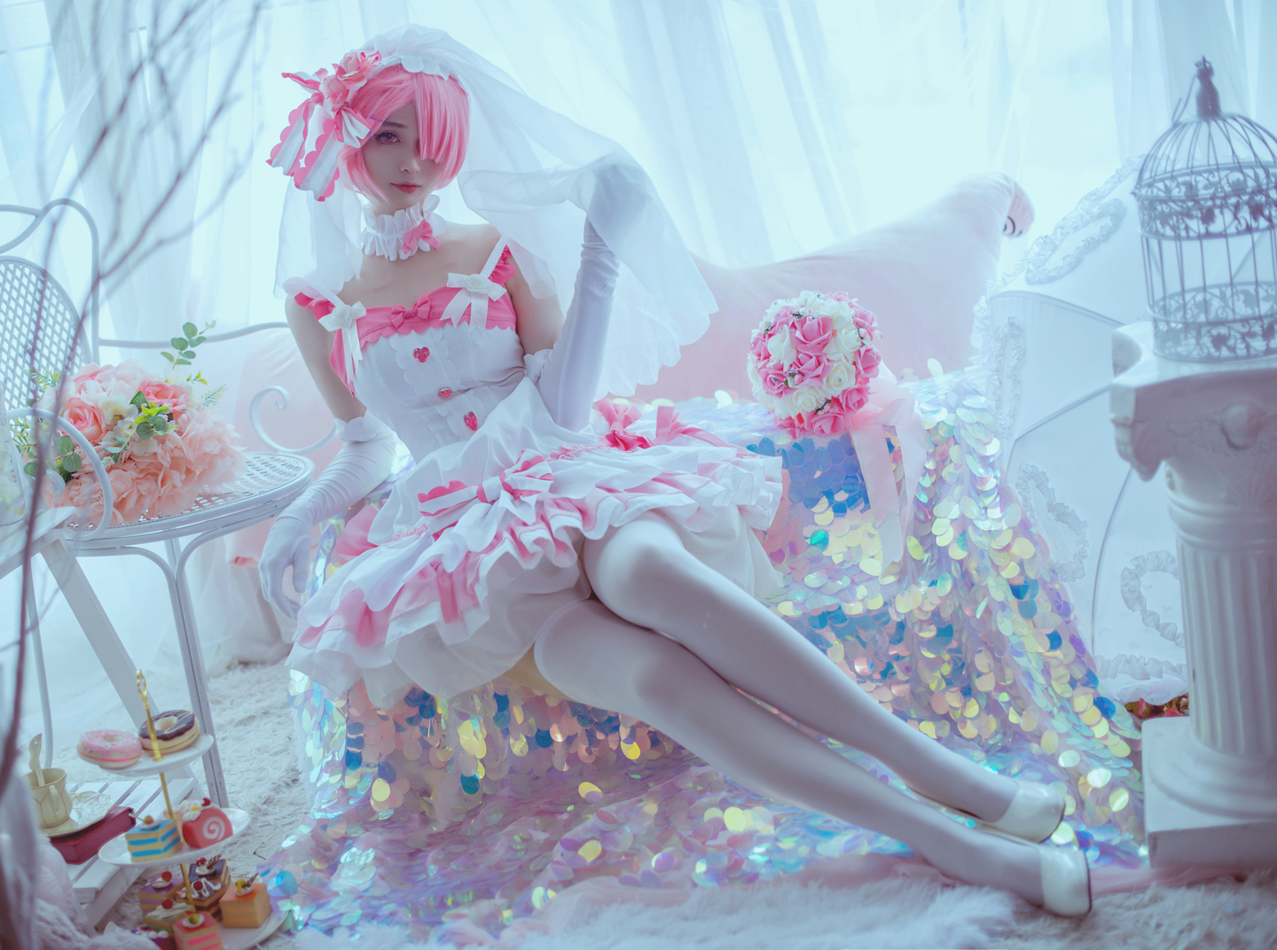 从零开始的异世界生活 拉姆花嫁cosplay (5/11) 从零开始的异世界生活 拉姆花嫁cosplay 第5张 - 拉姆图集