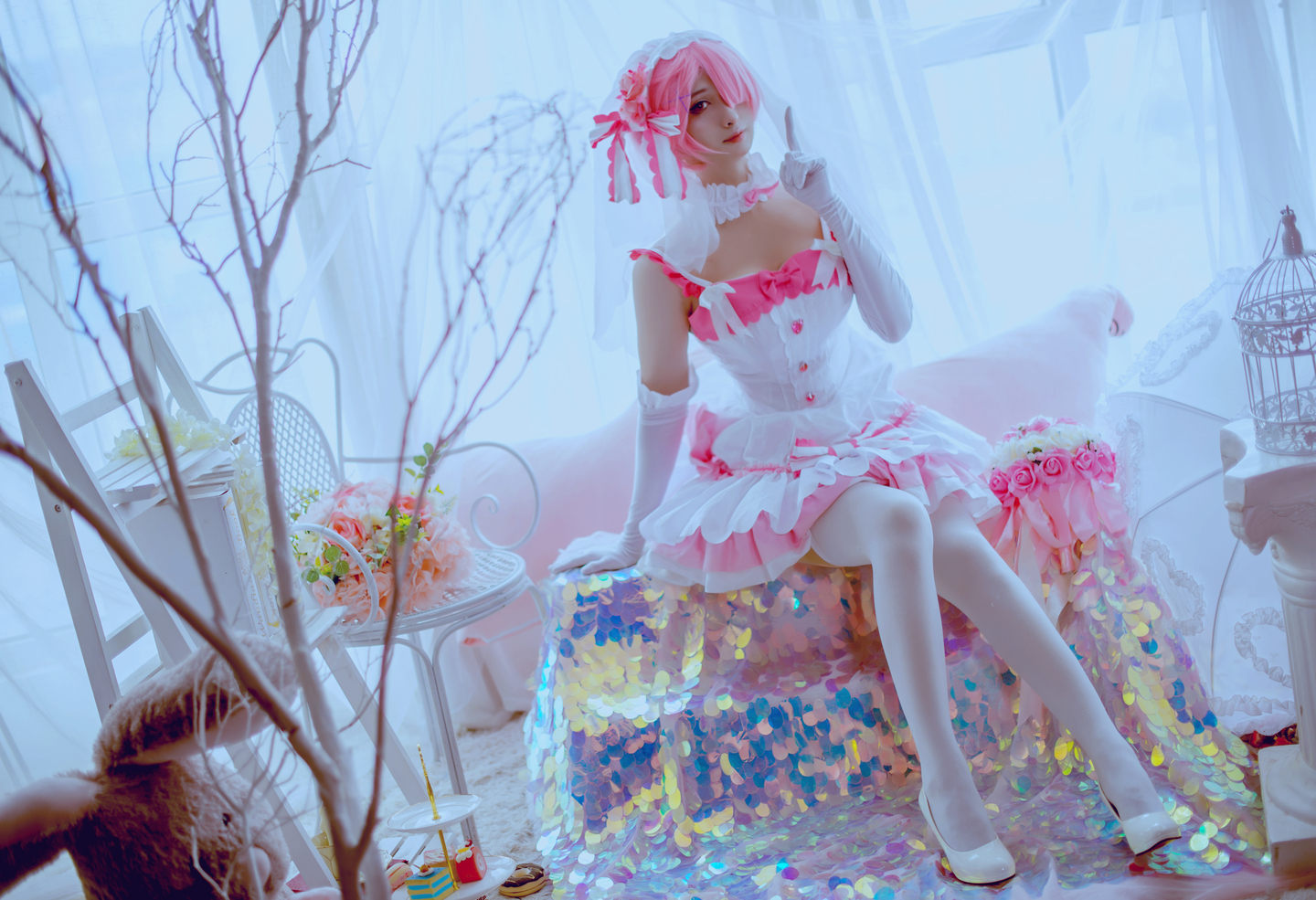 从零开始的异世界生活 拉姆花嫁cosplay (10/11) 从零开始的异世界生活 拉姆花嫁cosplay 第10张 - 拉姆图集