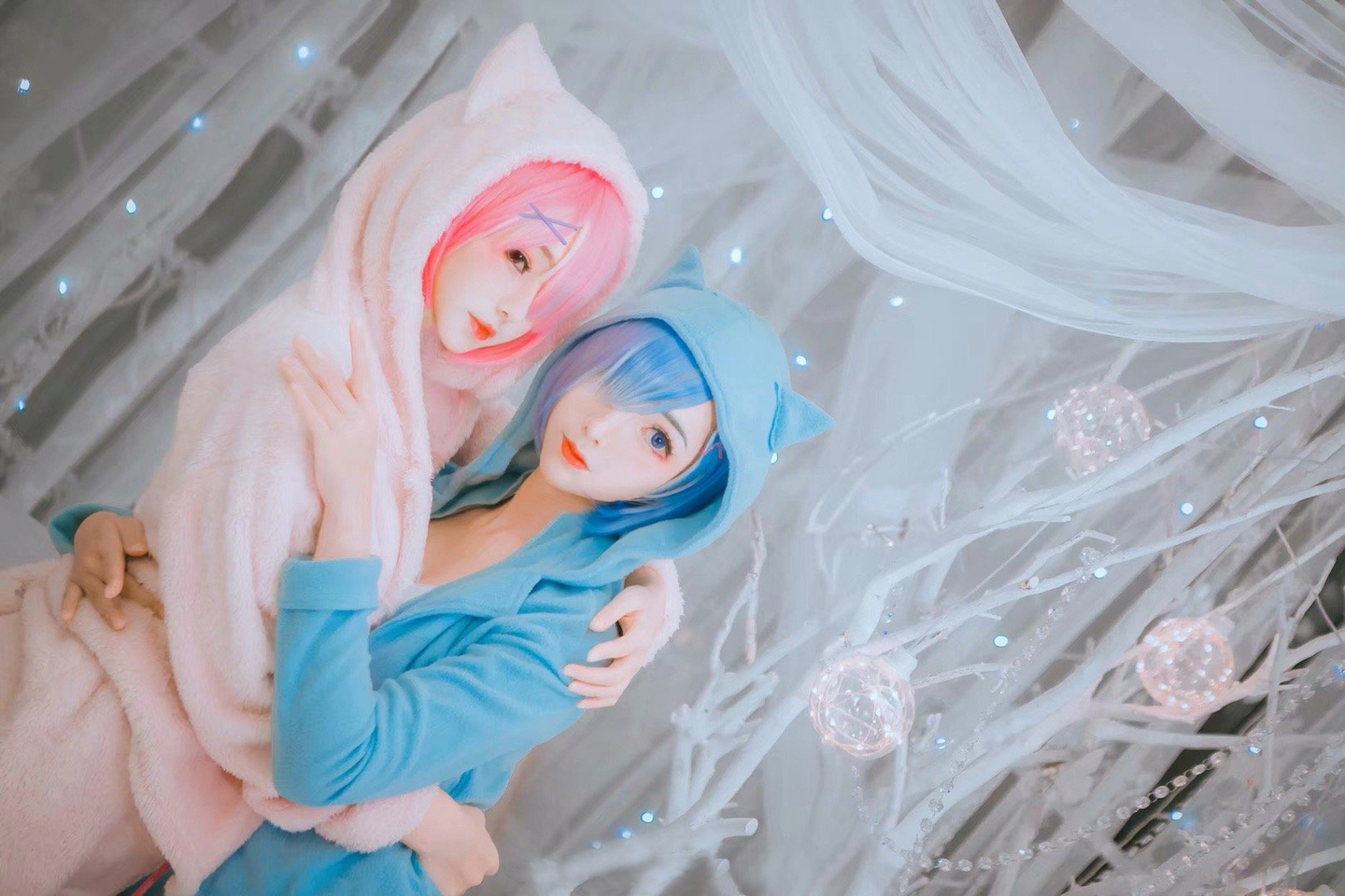 从零开始的异世界生活 蕾姆拉姆cosplay 第2张 - 蕾姆图集