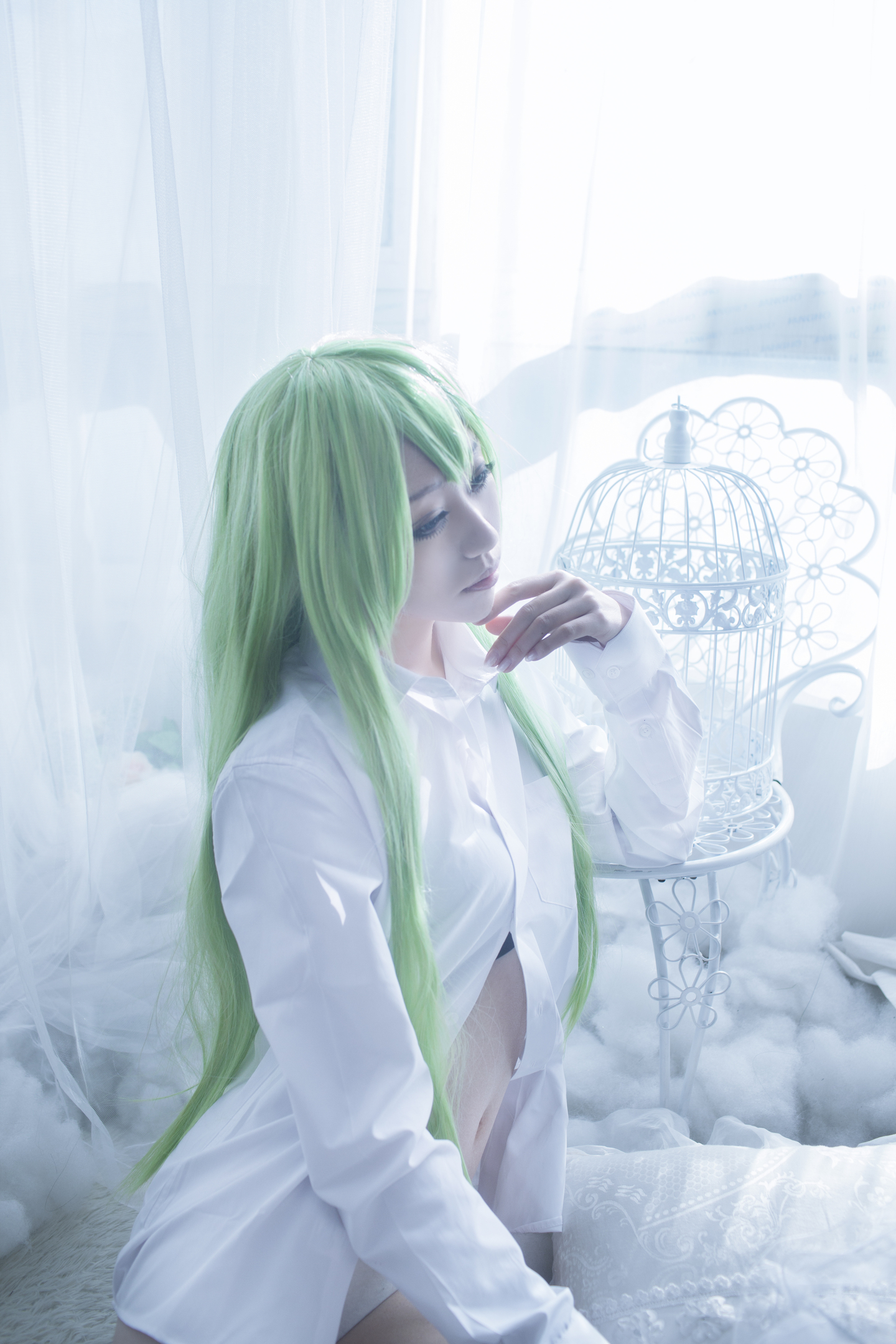 叛逆的鲁鲁修C.C.白衬衫ver cosplay | 烨火cosC.C.-coser家,cosplay爱好者,二次元聚集地,动漫文化,新番资讯,ACG,Coser展示