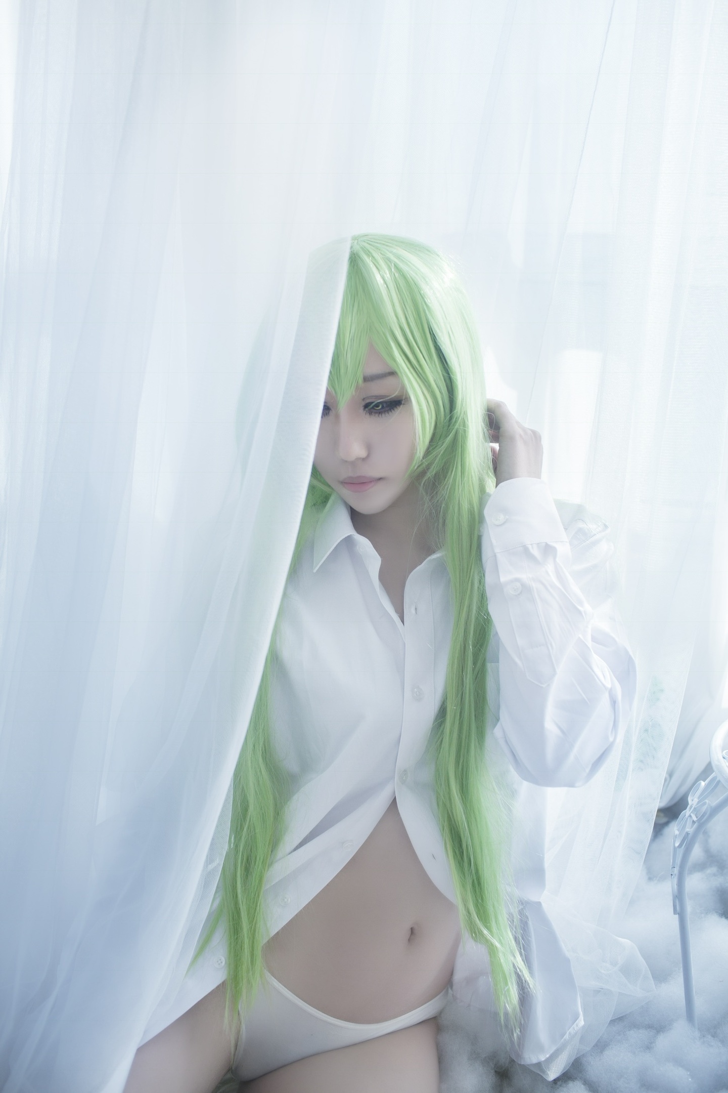 叛逆的鲁鲁修C.C.白衬衫ver cosplay (6/18) 叛逆的鲁鲁修C.C.白衬衫ver cosplay 第6张 - C.C.图集