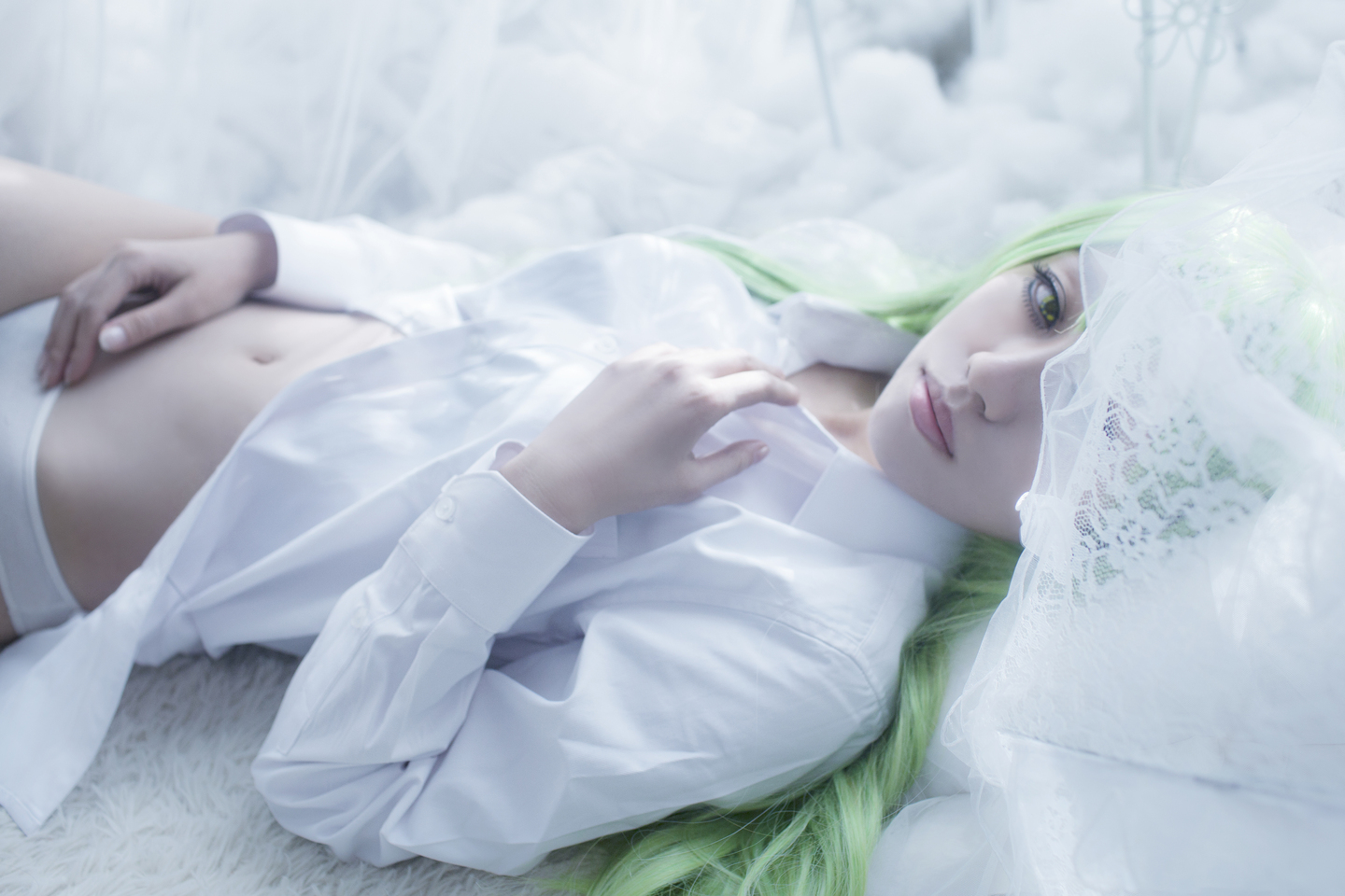 叛逆的鲁鲁修C.C.白衬衫ver cosplay (8/18) 叛逆的鲁鲁修C.C.白衬衫ver cosplay 第8张 - C.C.图集