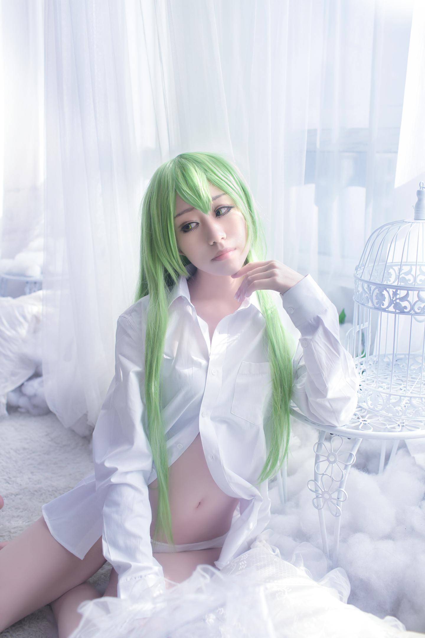 叛逆的鲁鲁修C.C.白衬衫ver cosplay (18/18) 叛逆的鲁鲁修C.C.白衬衫ver cosplay 第18张 - C.C.图集