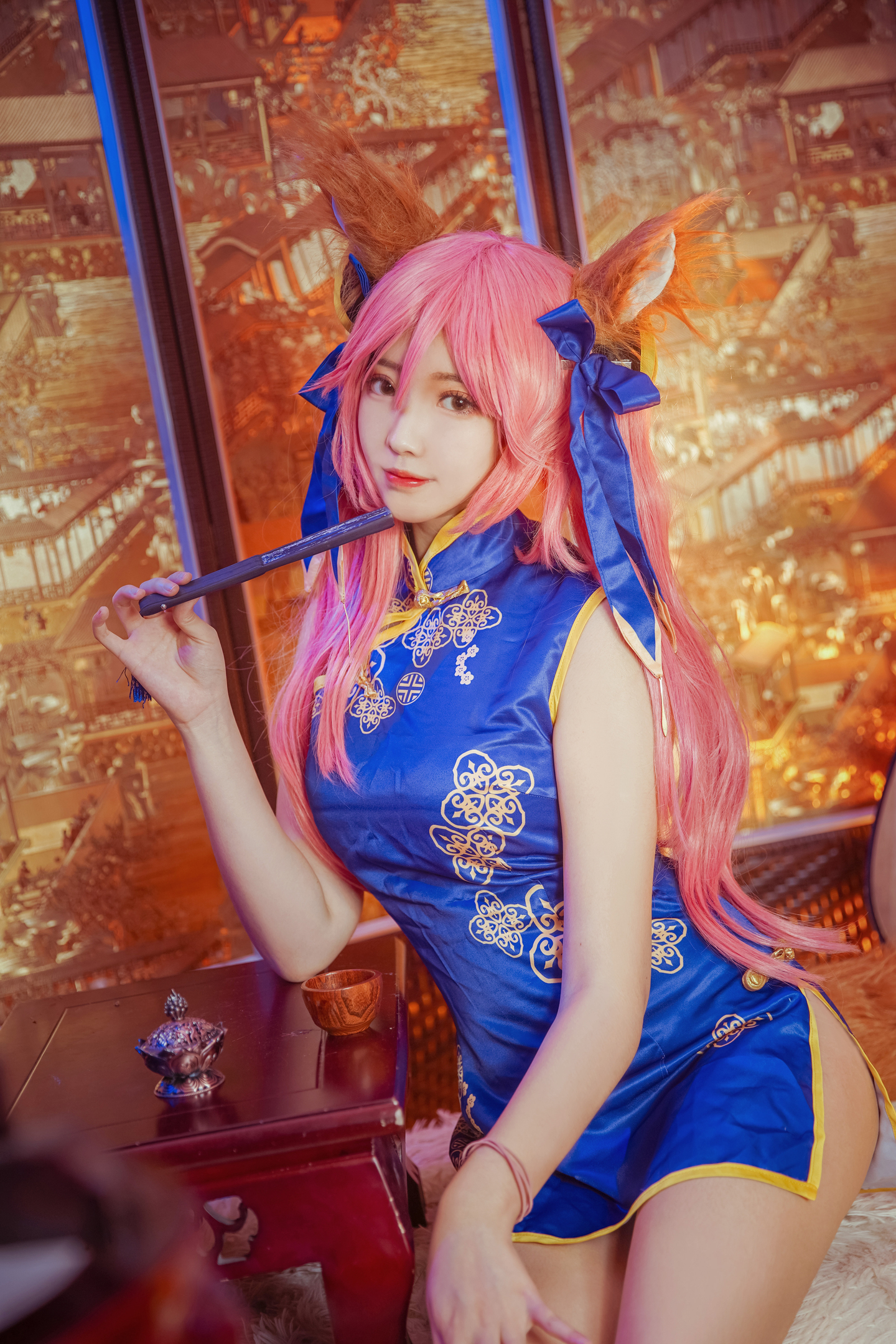 玉藻前旗袍cosplay (2/8) 玉藻前旗袍cosplay 第2张 - 玉藻前图集