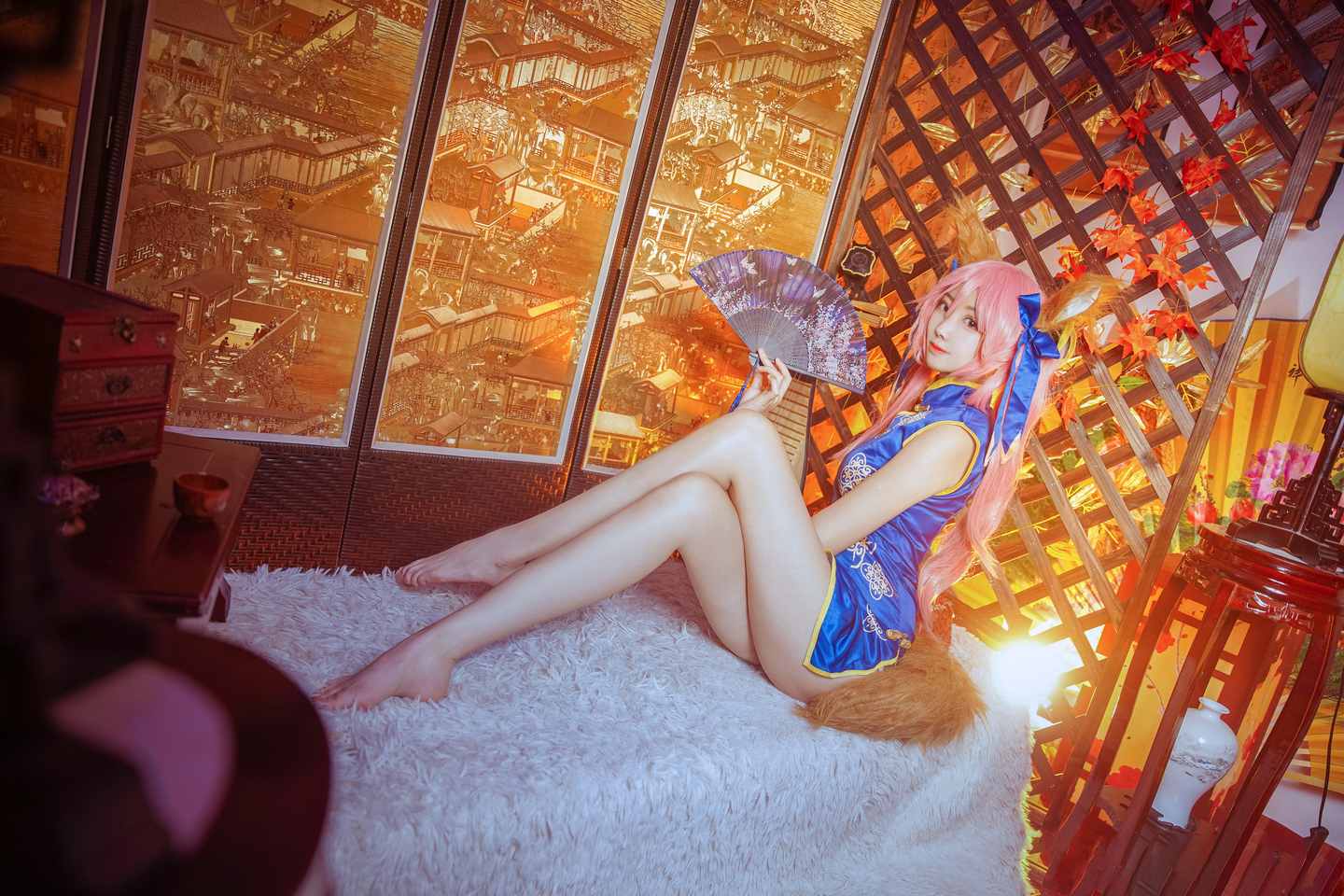 玉藻前旗袍cosplay (3/8) 玉藻前旗袍cosplay 第3张 - 玉藻前图集