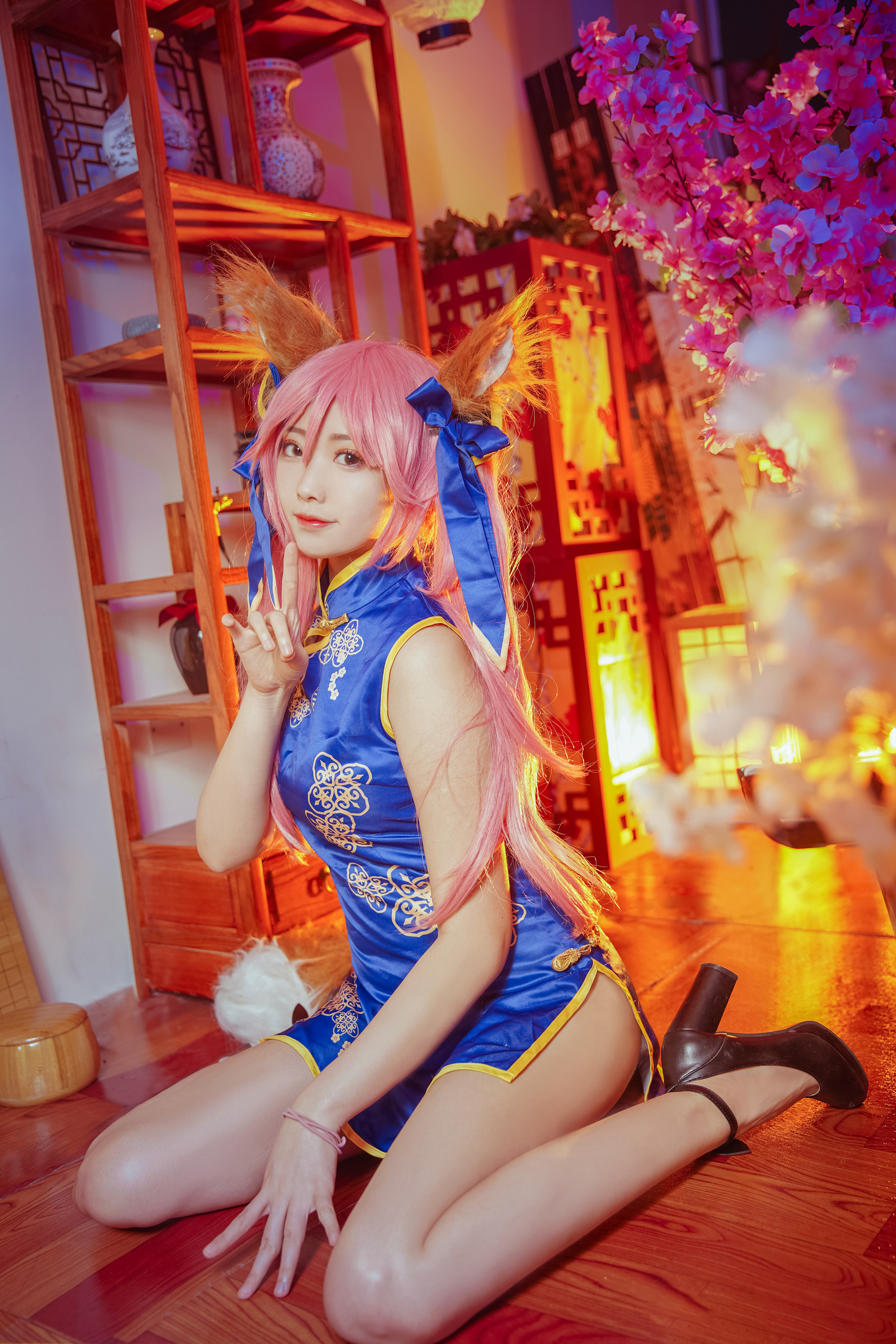 玉藻前旗袍cosplay (4/8) 玉藻前旗袍cosplay 第4张 - 玉藻前图集