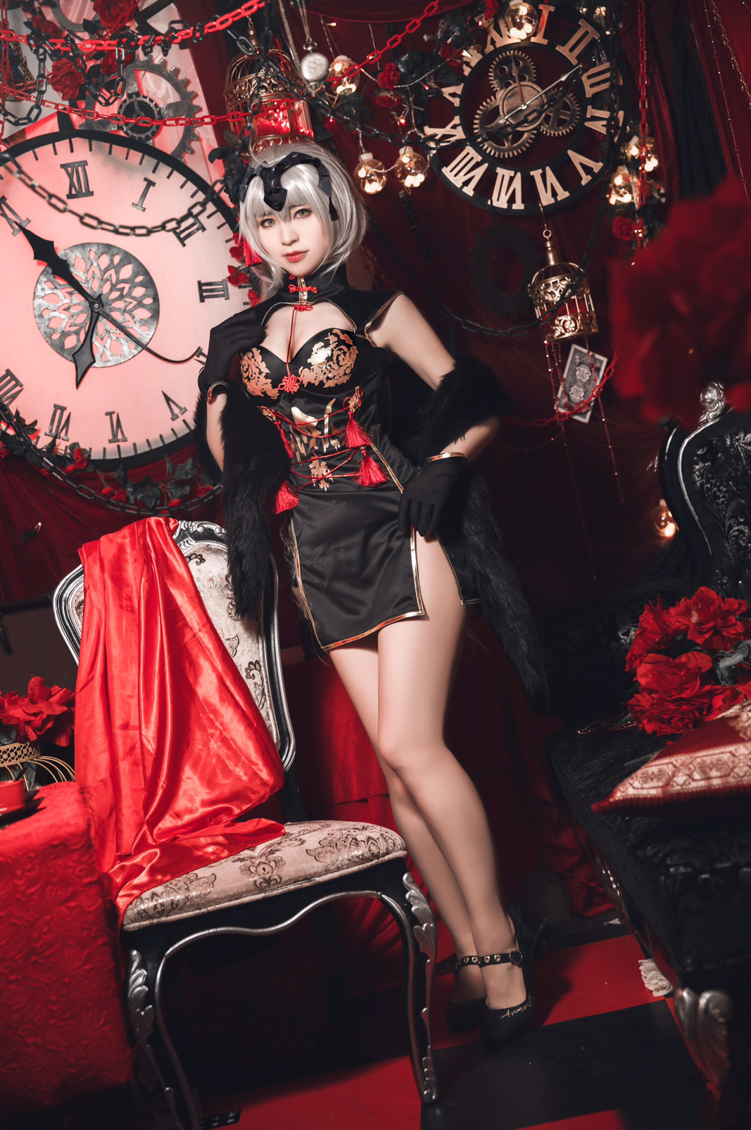 黑贞德旗袍cosplay (3/9) 黑贞德旗袍cosplay 第3张 - 黑贞德图集
